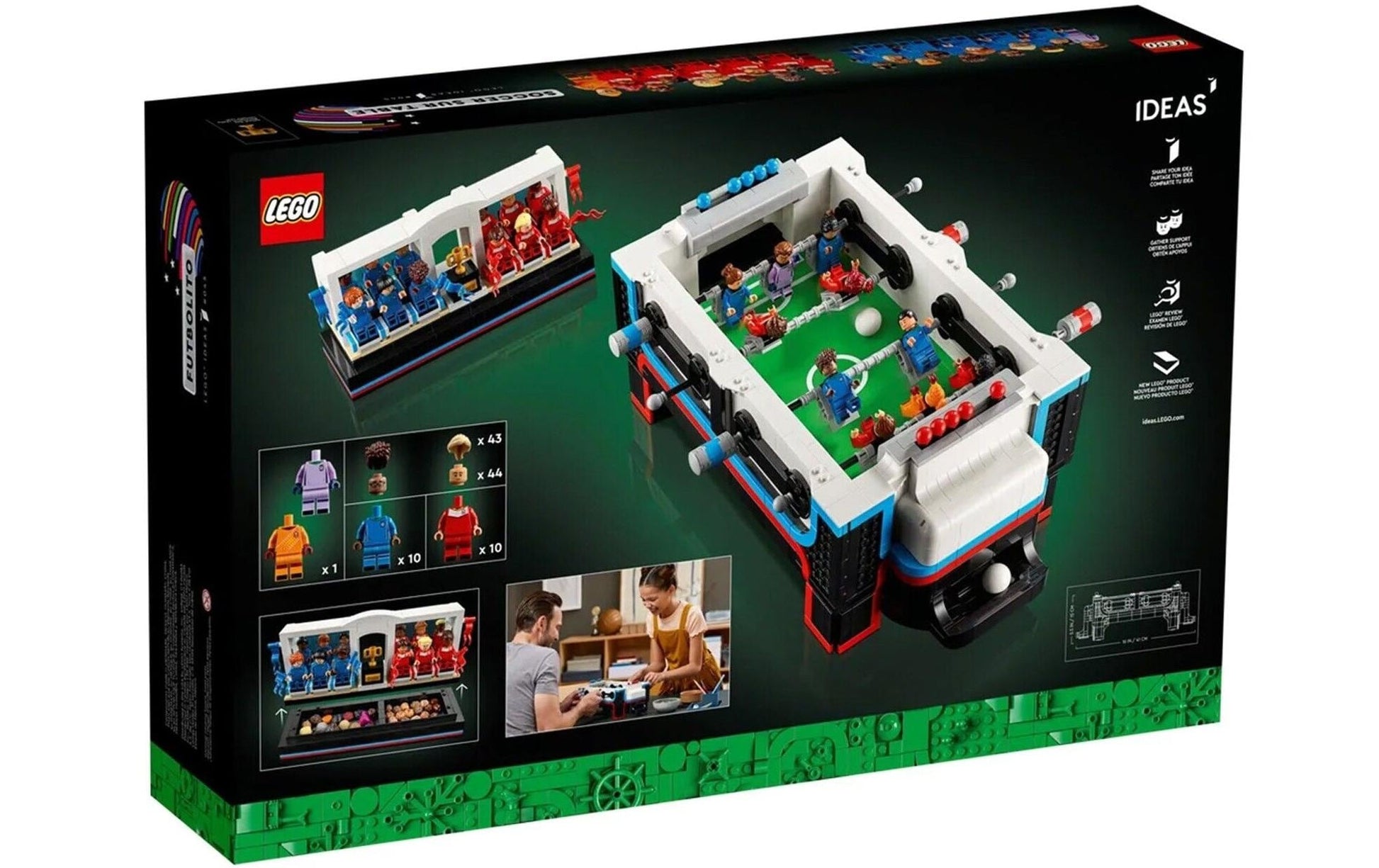 LEGO Ideas 21337 Tischkicker – 2339 Teile – 41 × 15 × 29 cm – ab 18 Jahren