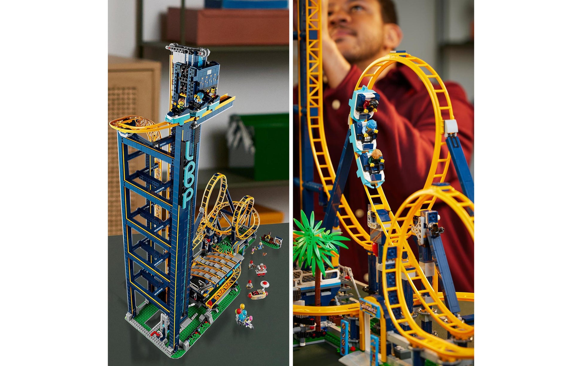 LEGO Icons Looping-Achterbahn 10303 – Bauwerk – 3756-teilig – ab 18 Jahren