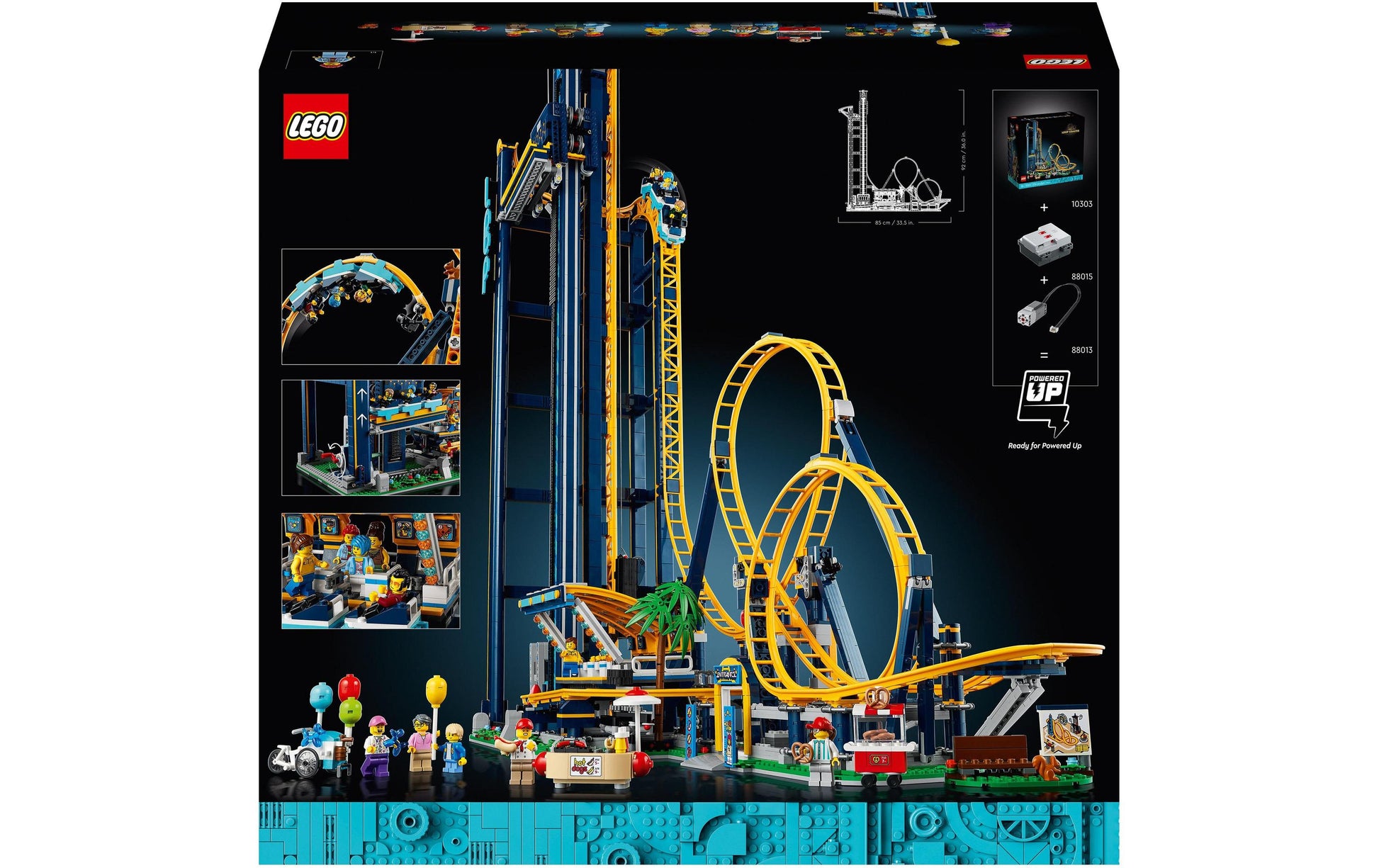 LEGO Icons Looping-Achterbahn 10303 – Bauwerk – 3756-teilig – ab 18 Jahren