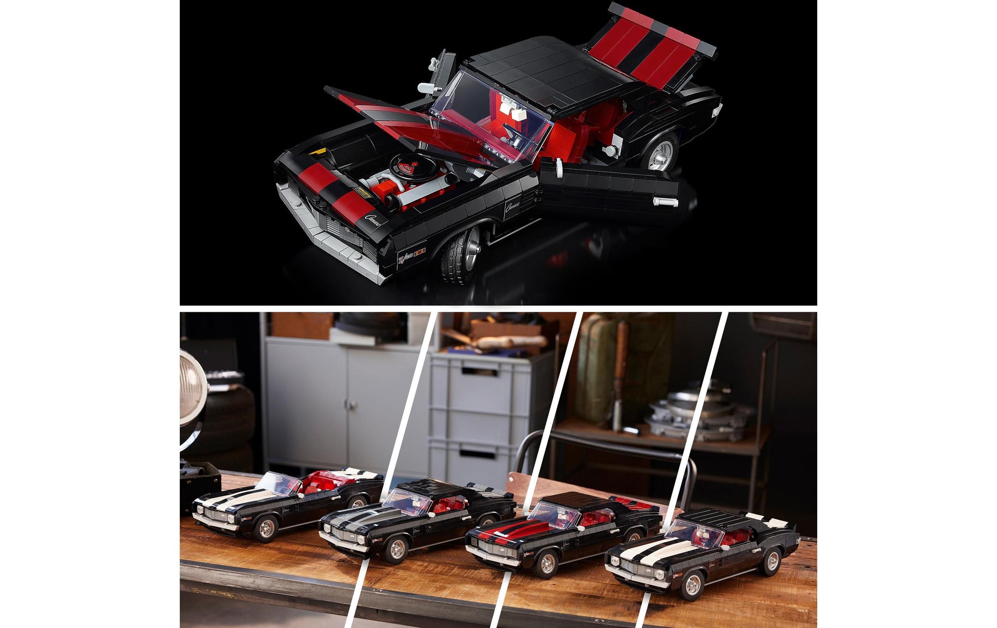 LEGO Icons Chevrolet Camaro Z28 10304 Bausatz – 1456-teilig – 14 × 10 × 36 cm – ab 18 Jahren