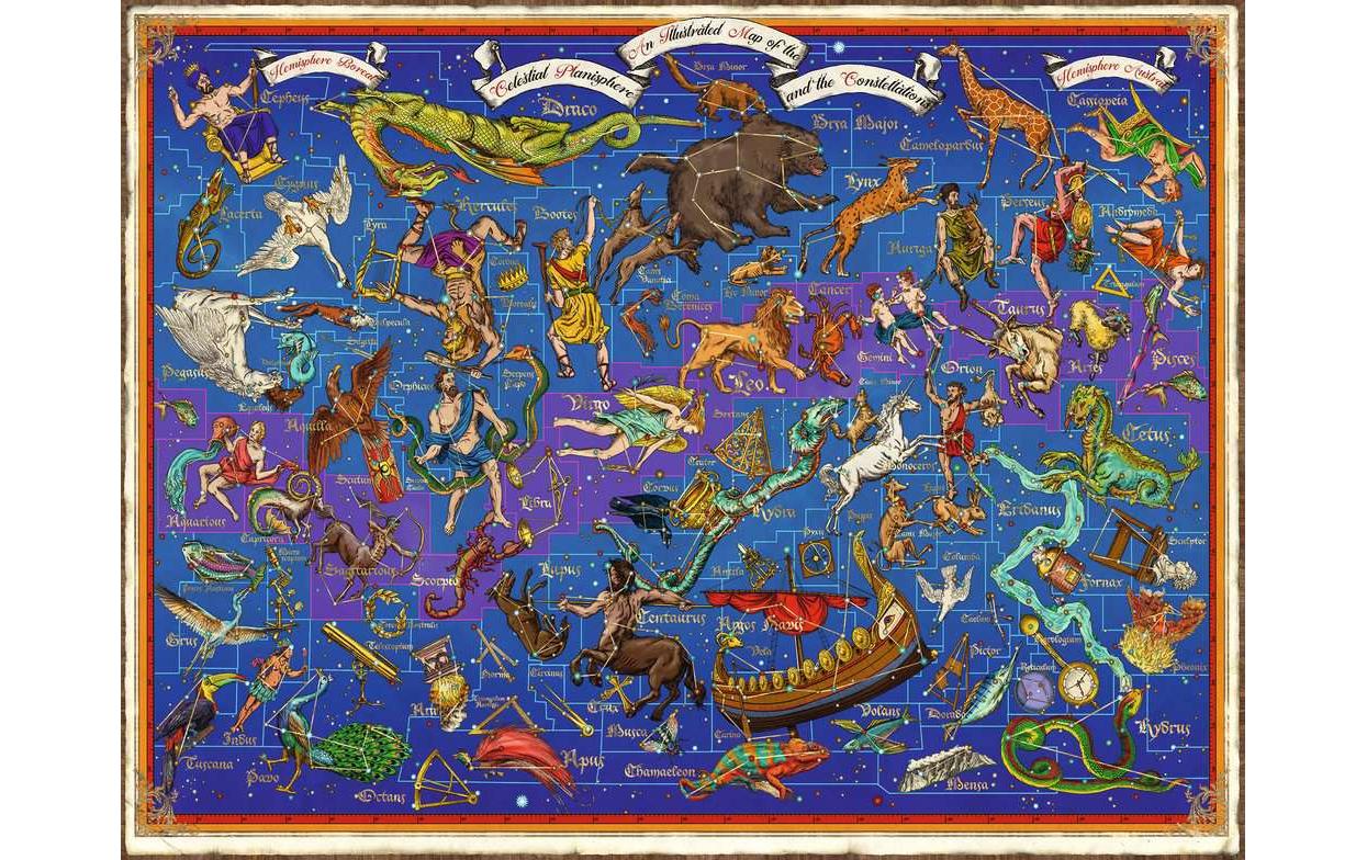 Ravensburger Puzzle Sternbilder – 2000 Teile – 75 × 98 cm – ab 14 J.