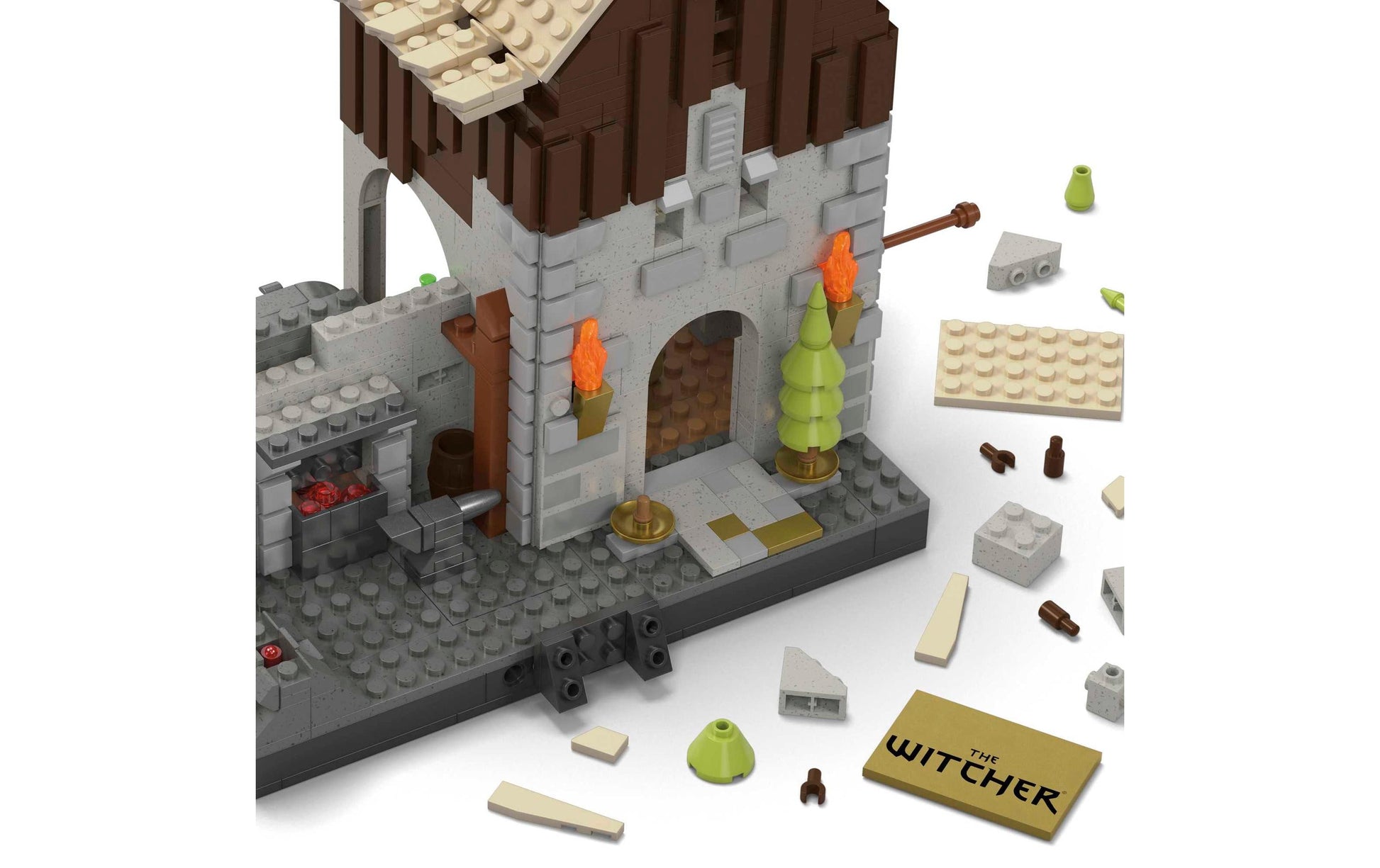 MEGA Geralts Greifjagd Bausatz – The Witcher – 1170-teilig – ab 12 J. – Kunststoff, mehrfarbig, CE