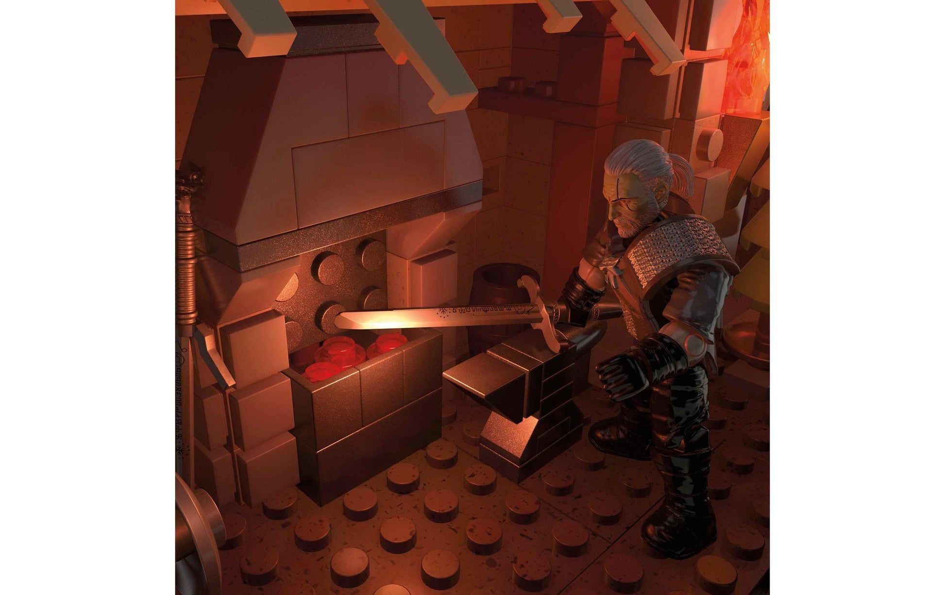 MEGA Geralts Greifjagd Bausatz – The Witcher – 1170-teilig – ab 12 J. – Kunststoff, mehrfarbig, CE