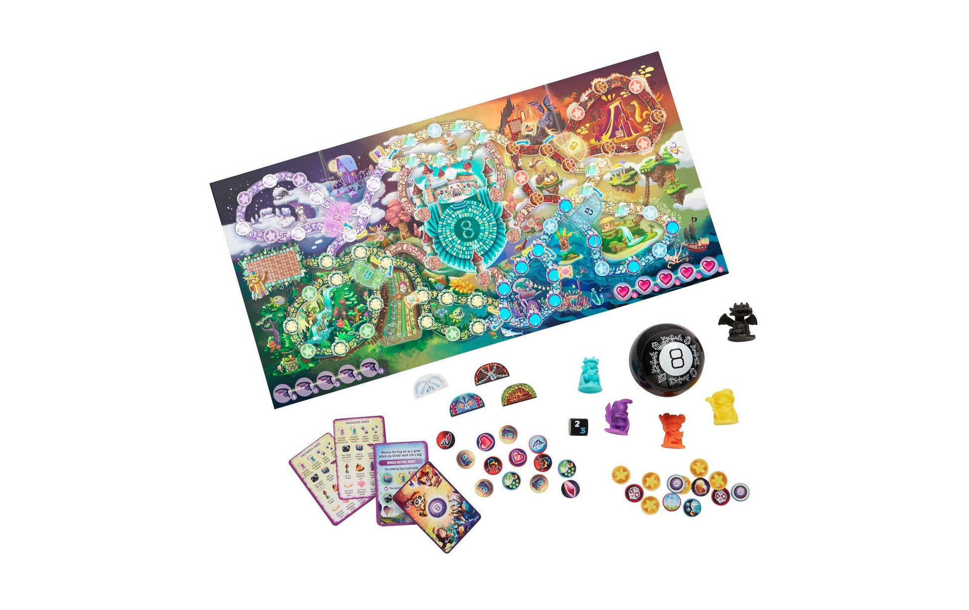 Mattel Magische Begegnungen – Strategiespiel, 2–4 Spieler, ab 7 Jahren, 45 Min., DE