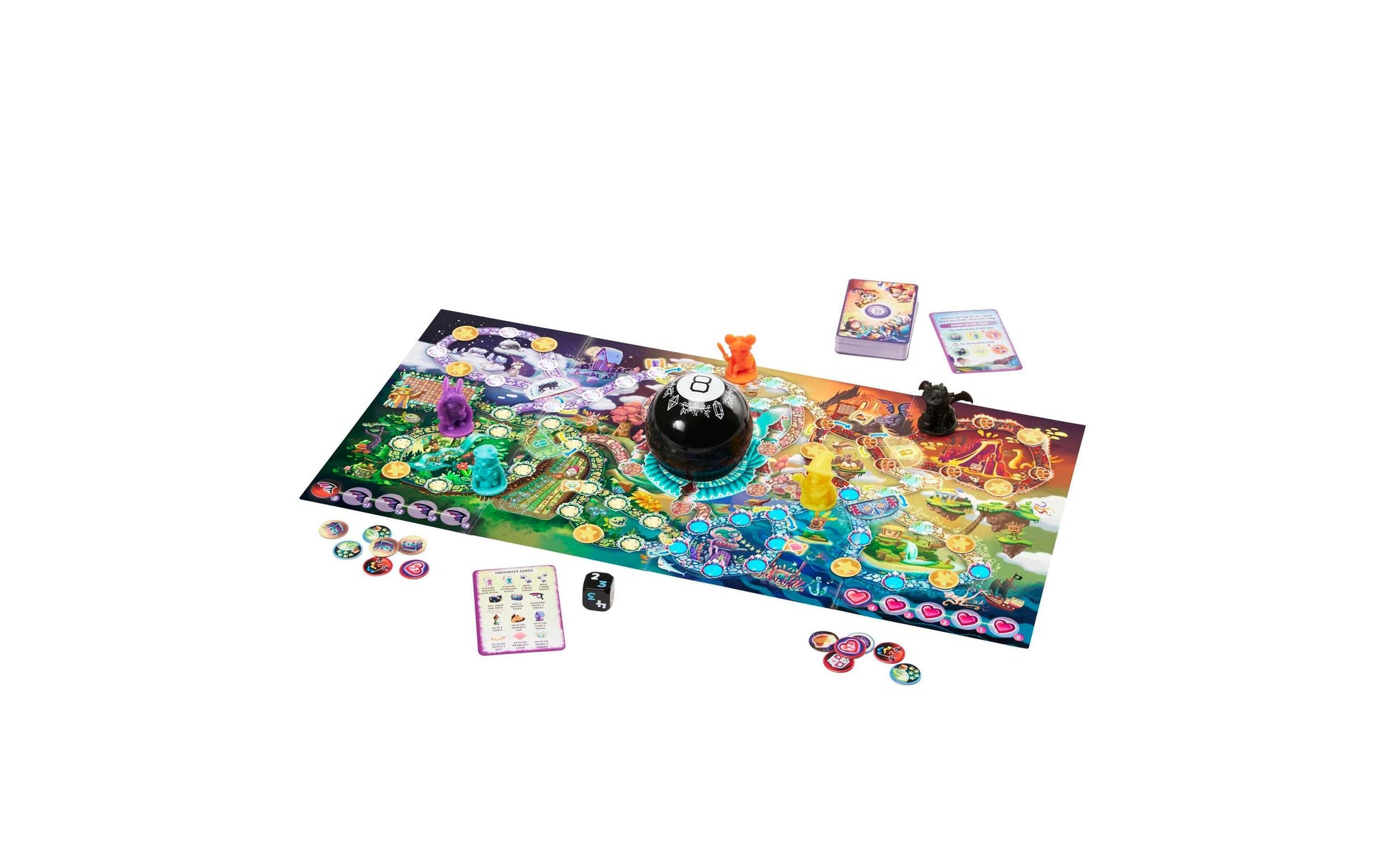 Mattel Magische Begegnungen – Strategiespiel, 2–4 Spieler, ab 7 Jahren, 45 Min., DE