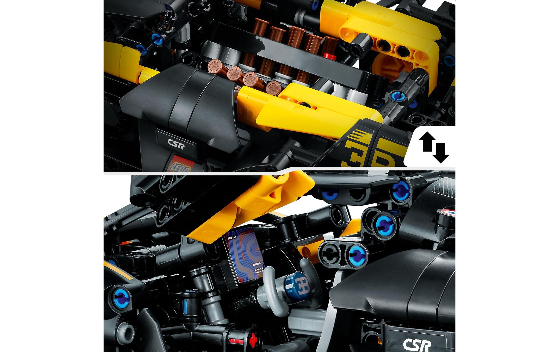 LEGO Technic Bugatti Bolide Bausatz – 905-teilig – 13 × 8 × 31 cm – ab 9 J.