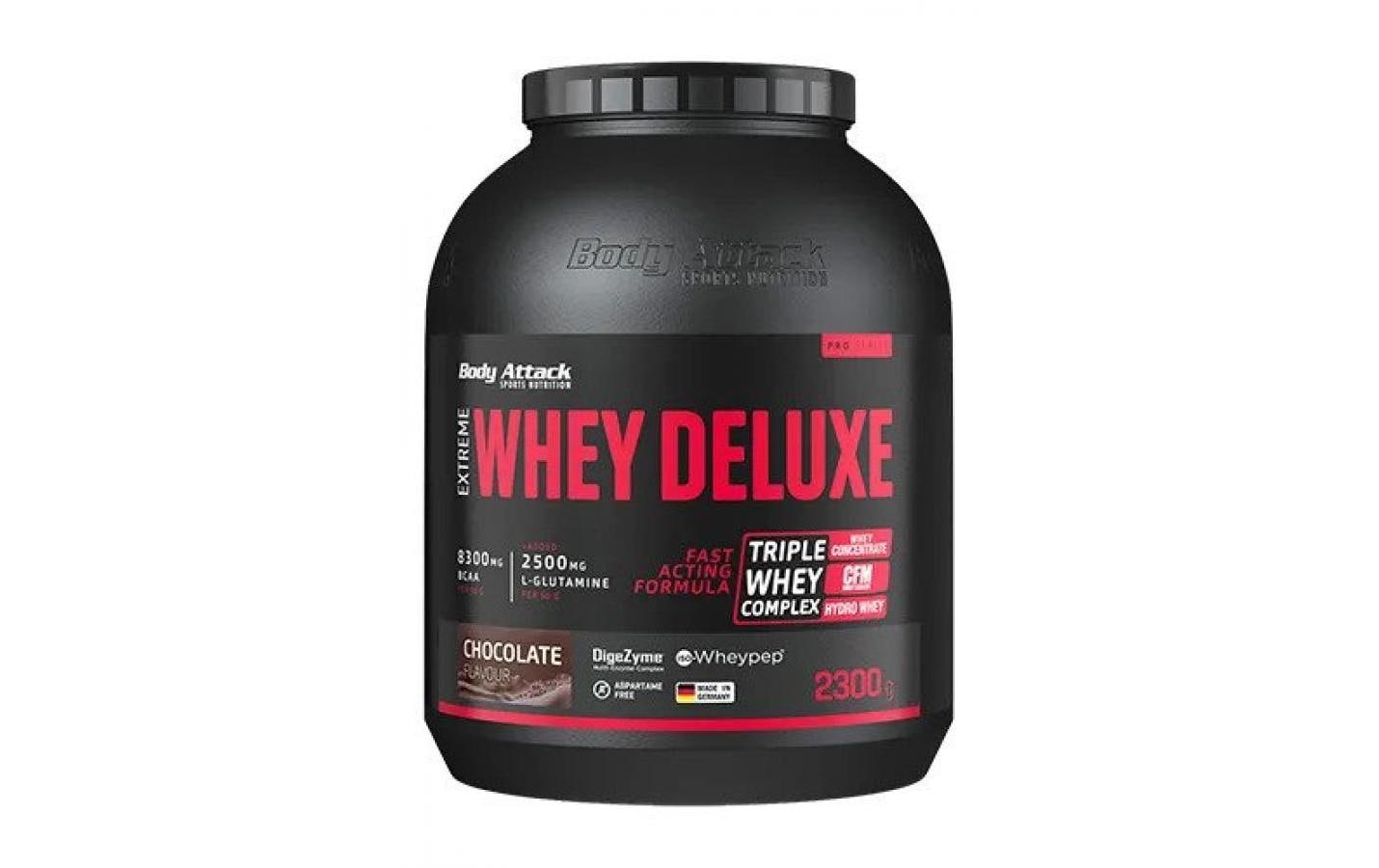 Body Attack Whey Protein Extreme Deluxe – Schokolade – 2,3 kg