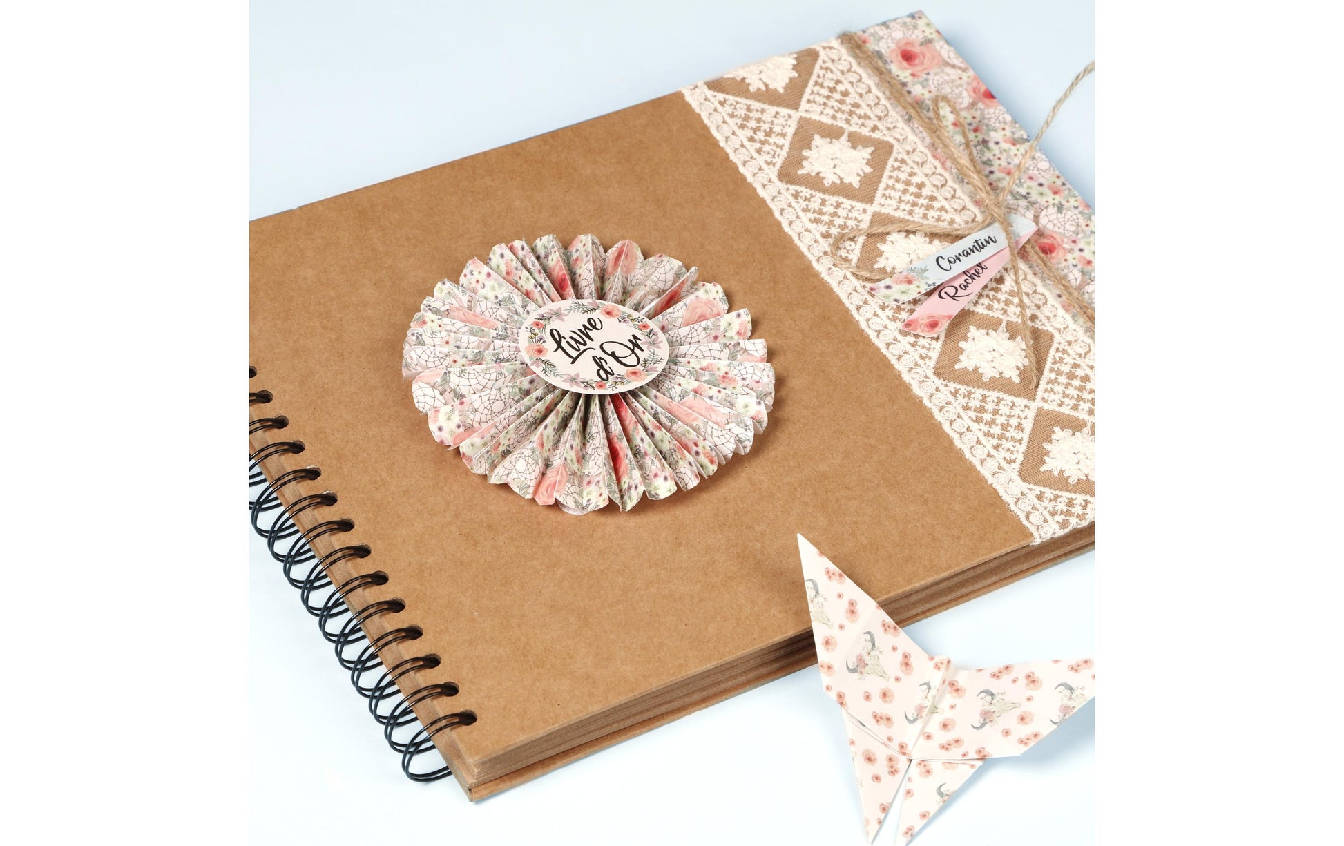 Clairefontaine Fotoalbum – Braun, Spiralbindung, Papier, 320 × 240 mm