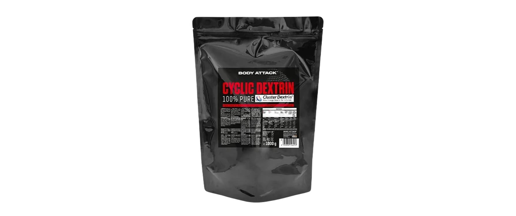 Body Attack Cyclic Dextrin Pulver Neutral – laktosefrei, ohne Zuckerzusatz – 1 kg