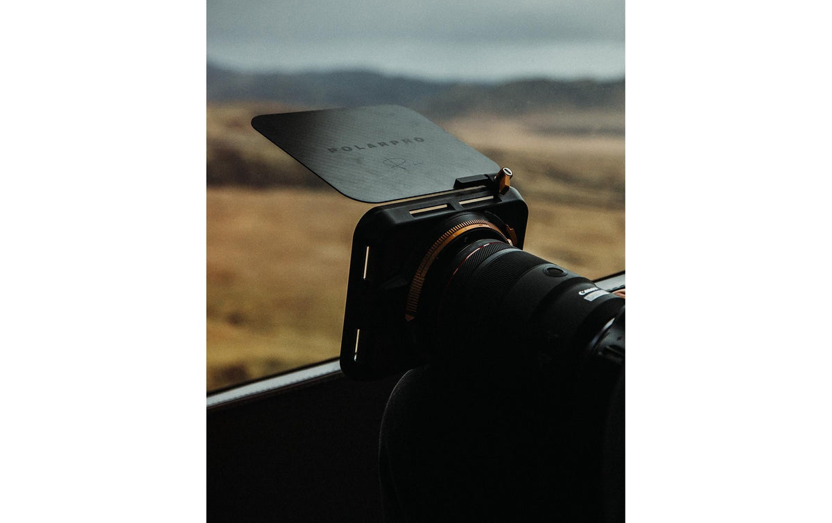PolarPro Recon Mattebox – VND (3 Filter) – für 82 mm Filter – Schwarz/Kupfer