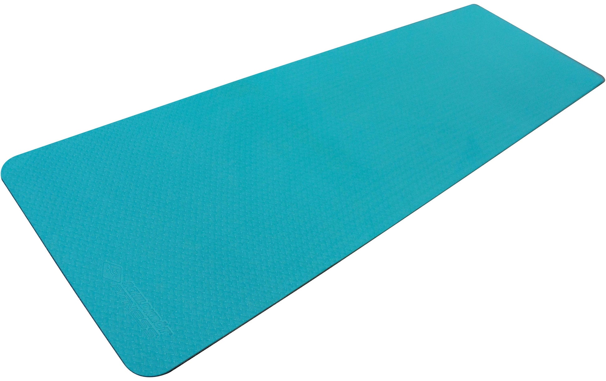 Schildkröt Fitness Yogamatte – rutschfest, mit Tragetasche – 183 × 61 cm, 4 mm – Anthrazit, Blau, Türkis