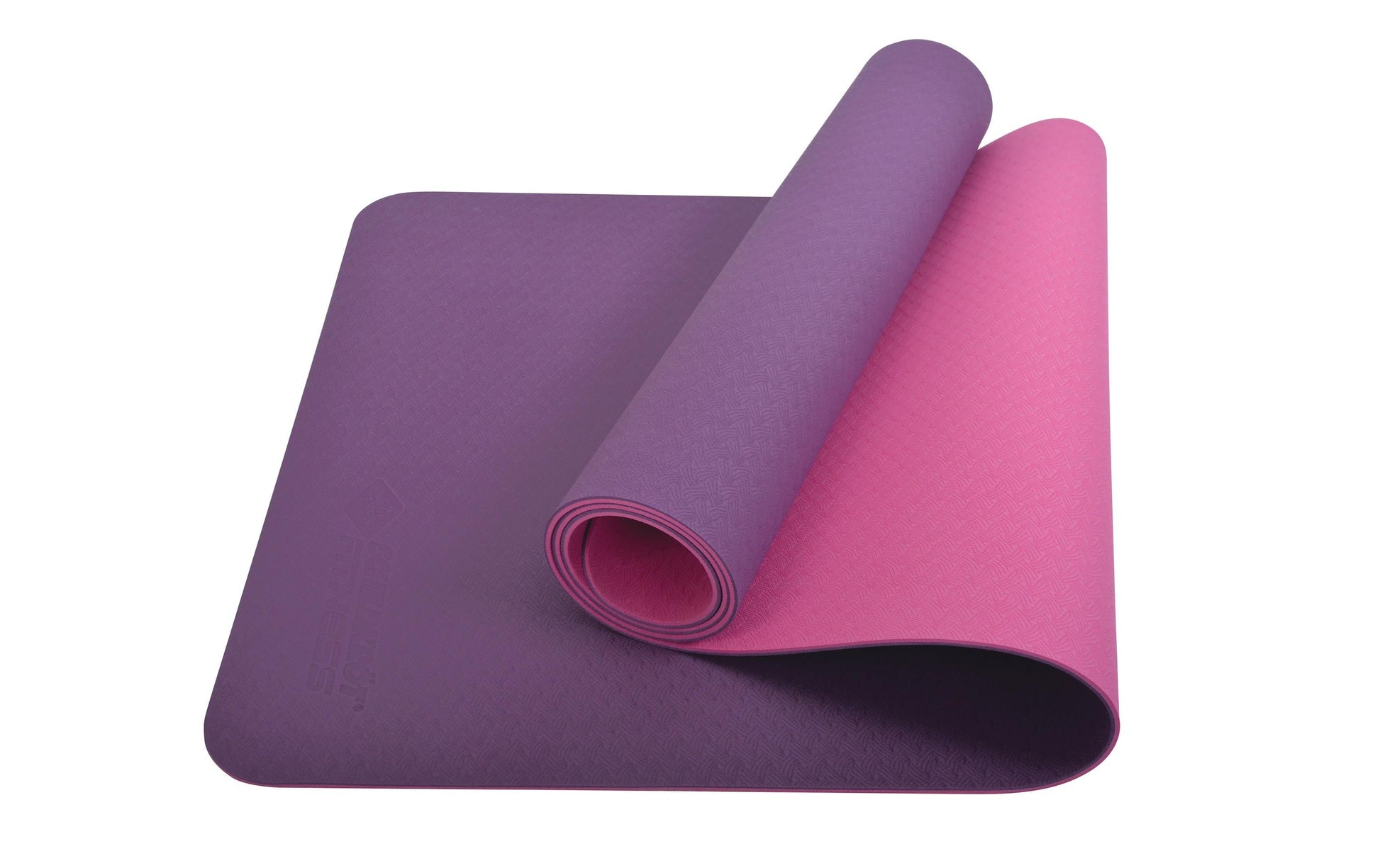 Schildkröt Fitness Yogamatte – 61 × 183 cm – 4 mm, Pink/Lila