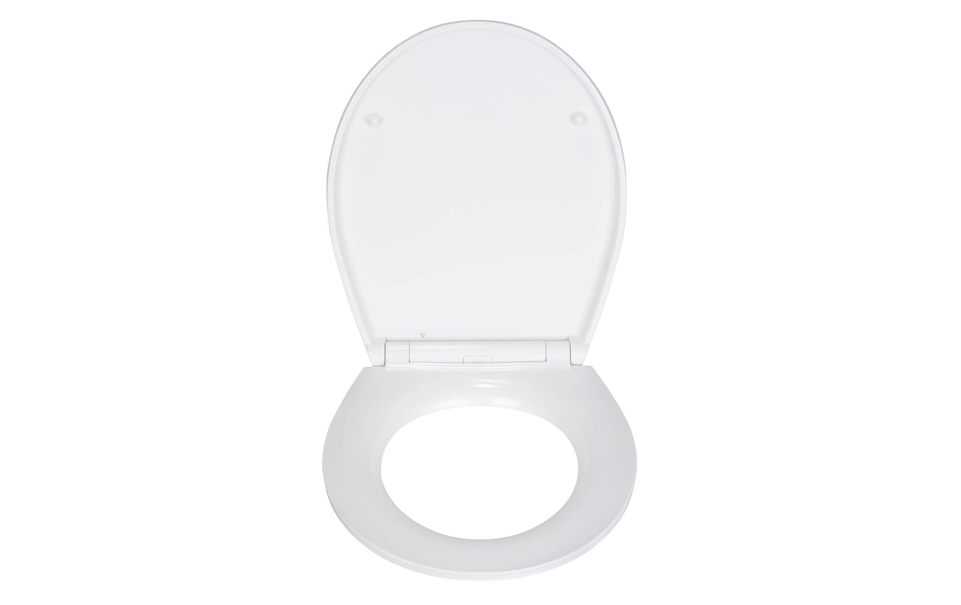 WENKO WC-Sitz – Duroplast, grau, gold, verlängert, Soft-Close, mit Deckel, 38 × 44,5 cm