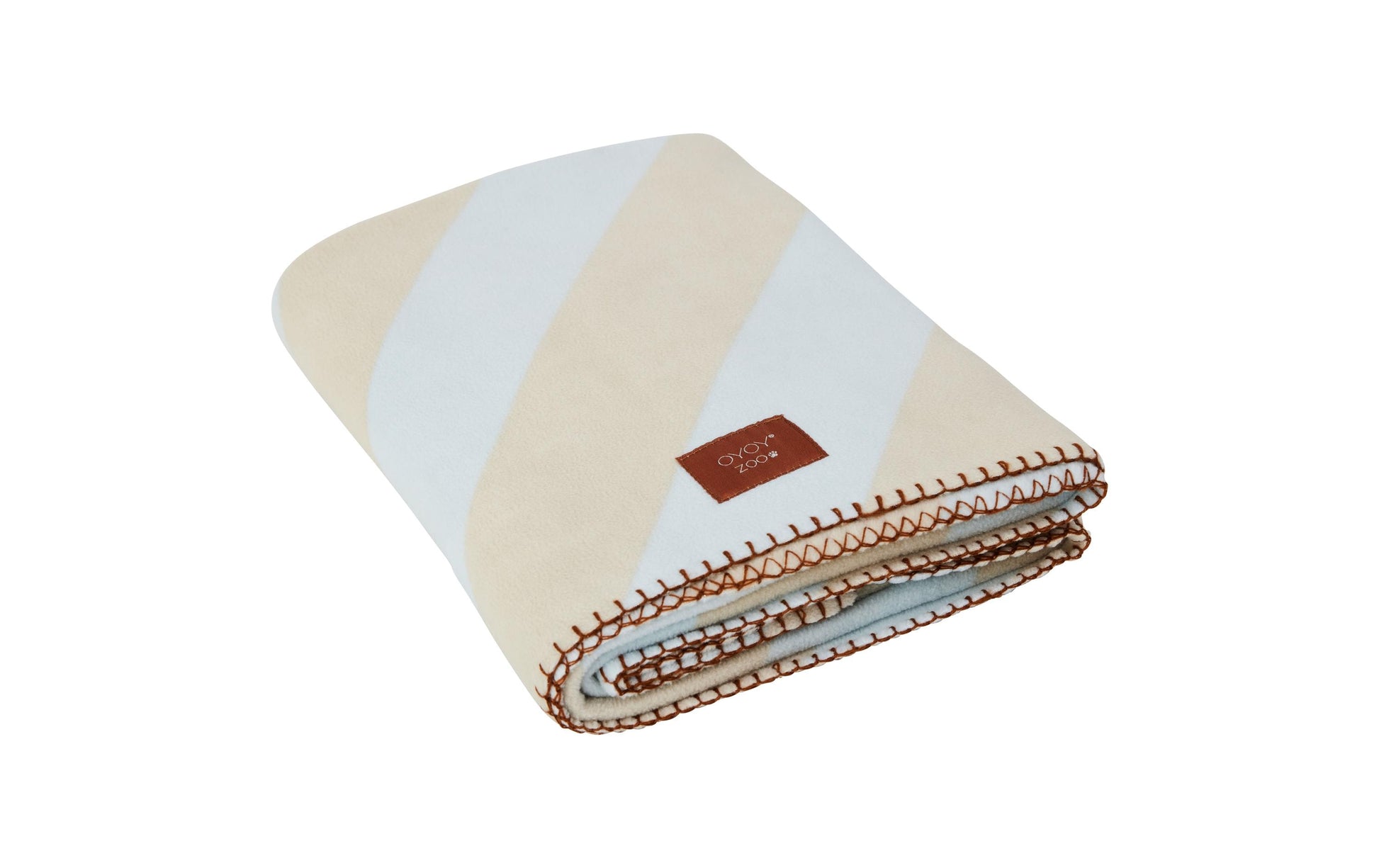 OYOY Wohndecke – Polyester, Eisblau – 180 × 205 cm