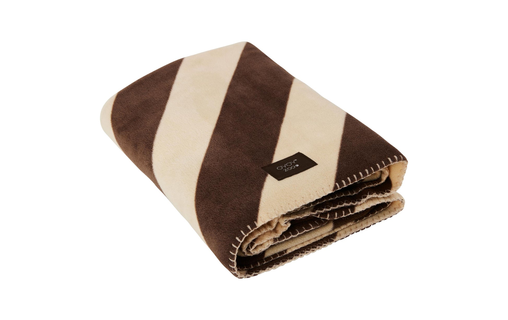 OYOY Wohndecke – Polyester, Schokolade – 180 × 205 cm