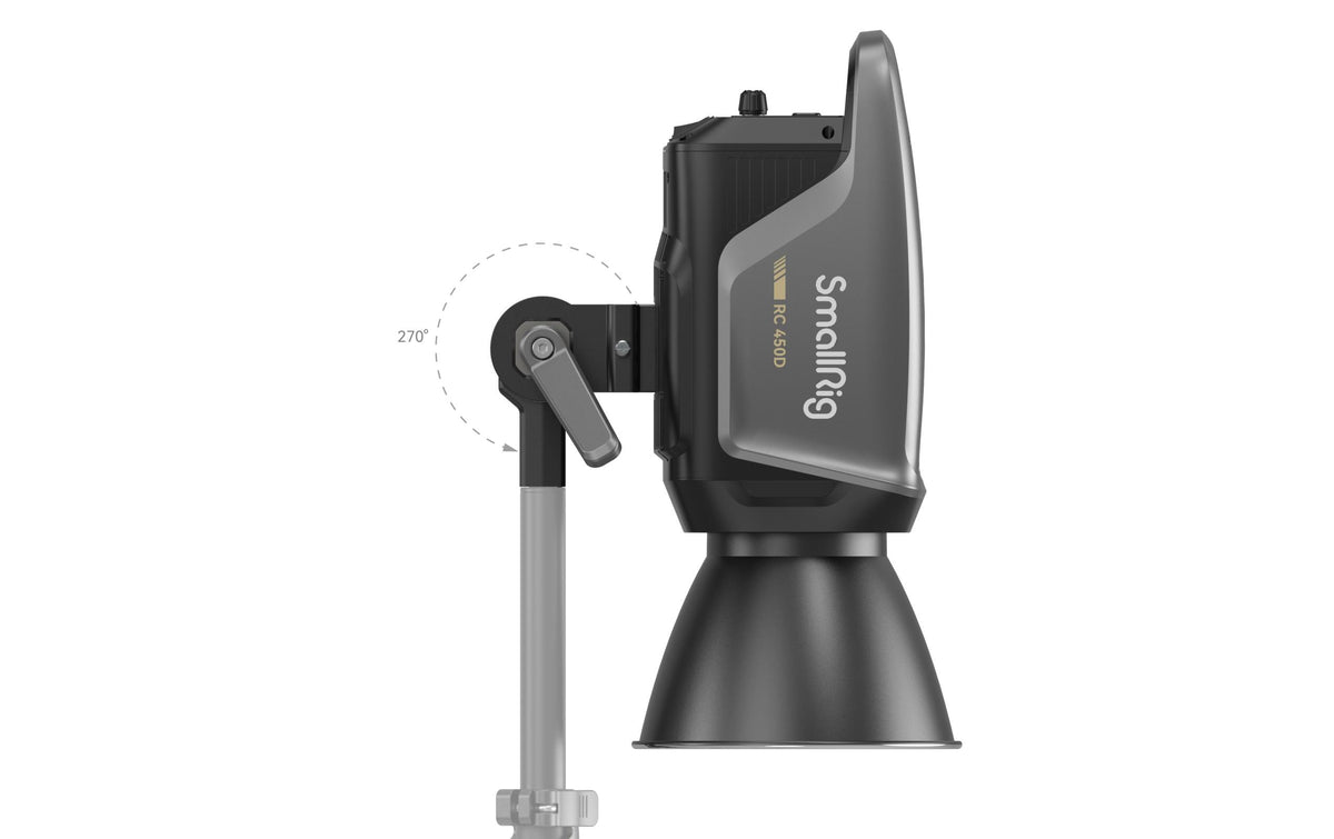 SmallRig RC450D LED Video Licht – 499.8 W, 5600 K, CRI 96 – dimmbar – Schwarz