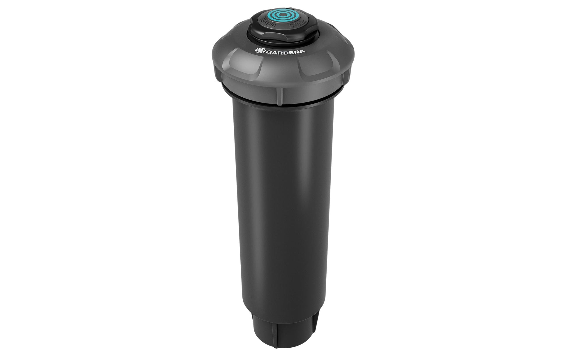 Gardena Versenkregner MD180 – 5,5–7,5 m Sprühbereich, bis 180 m², Kunststoff, Schwarz