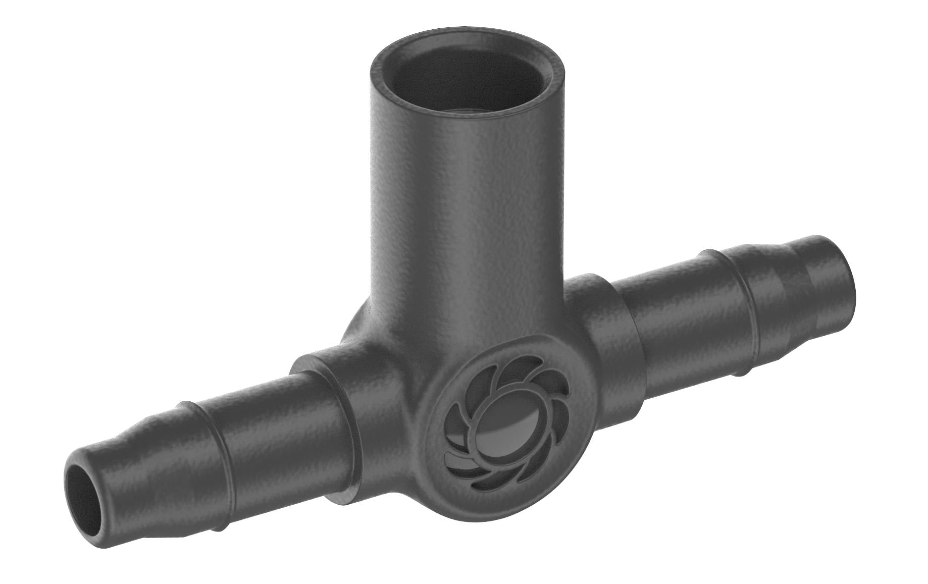 Gardena T-Stück Micro-Drip-System – Länge 3,6 cm, für 4,6 mm Schläuche, Kunststoff, Grau, 1 Stück
