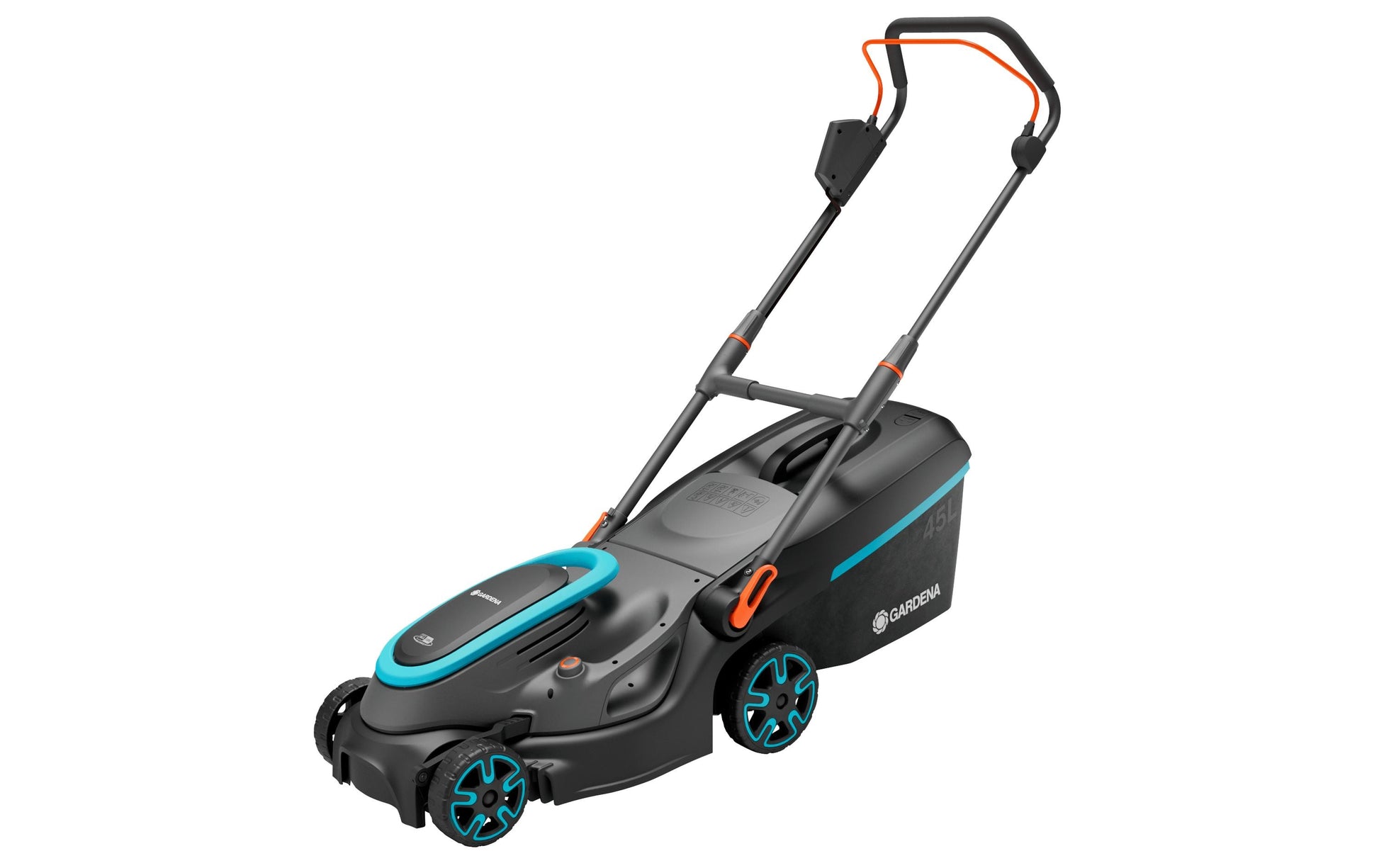 Gardena PowerMax 37 Akku-Rasenmäher – 36 V – 37 cm Schnittbreite – 45 l – inkl. Ladegerät – POWER FOR ALL