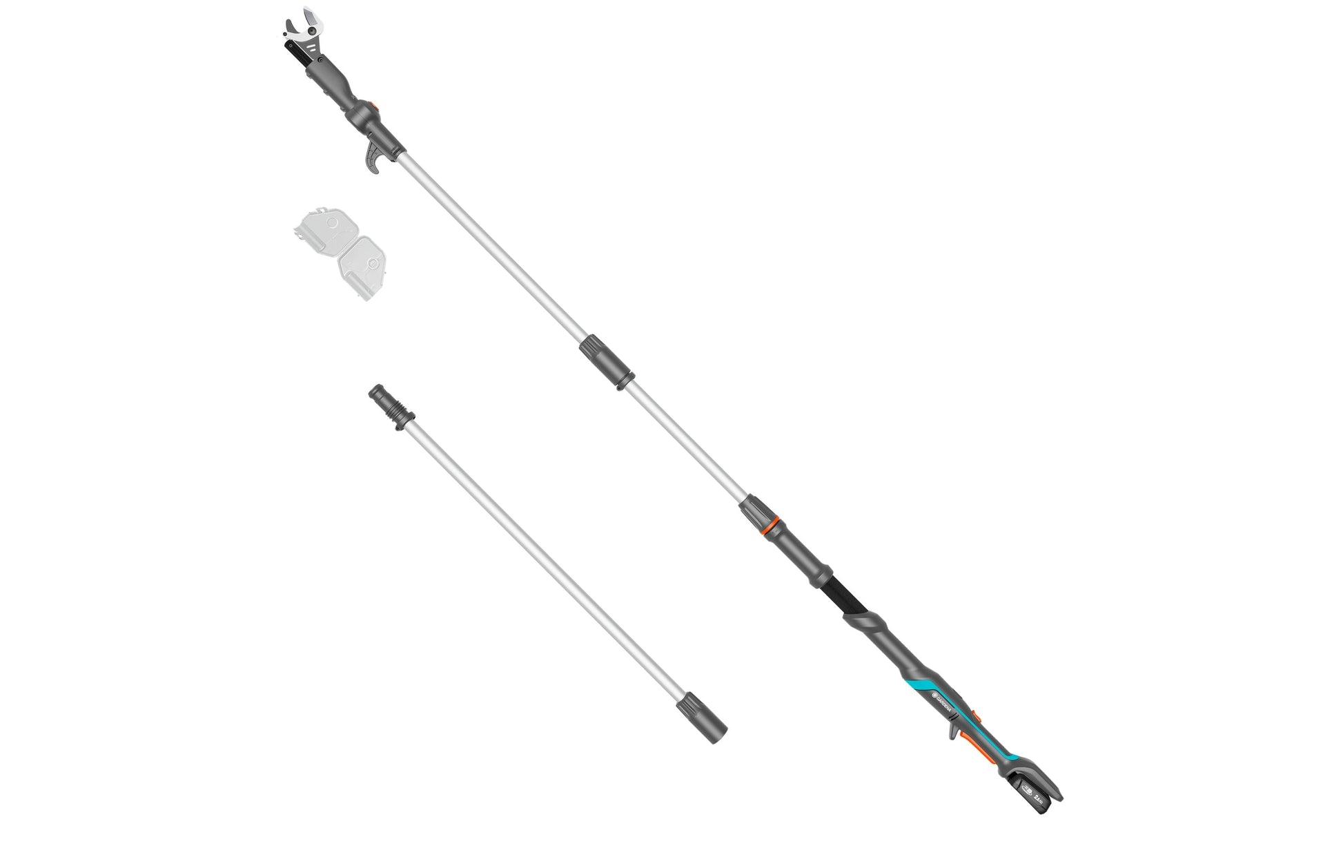 Gardena HighCut 360 Akku-Teleskop-Baumschere – 18 V – Max. Aststärke 28 mm – POWER FOR ALL