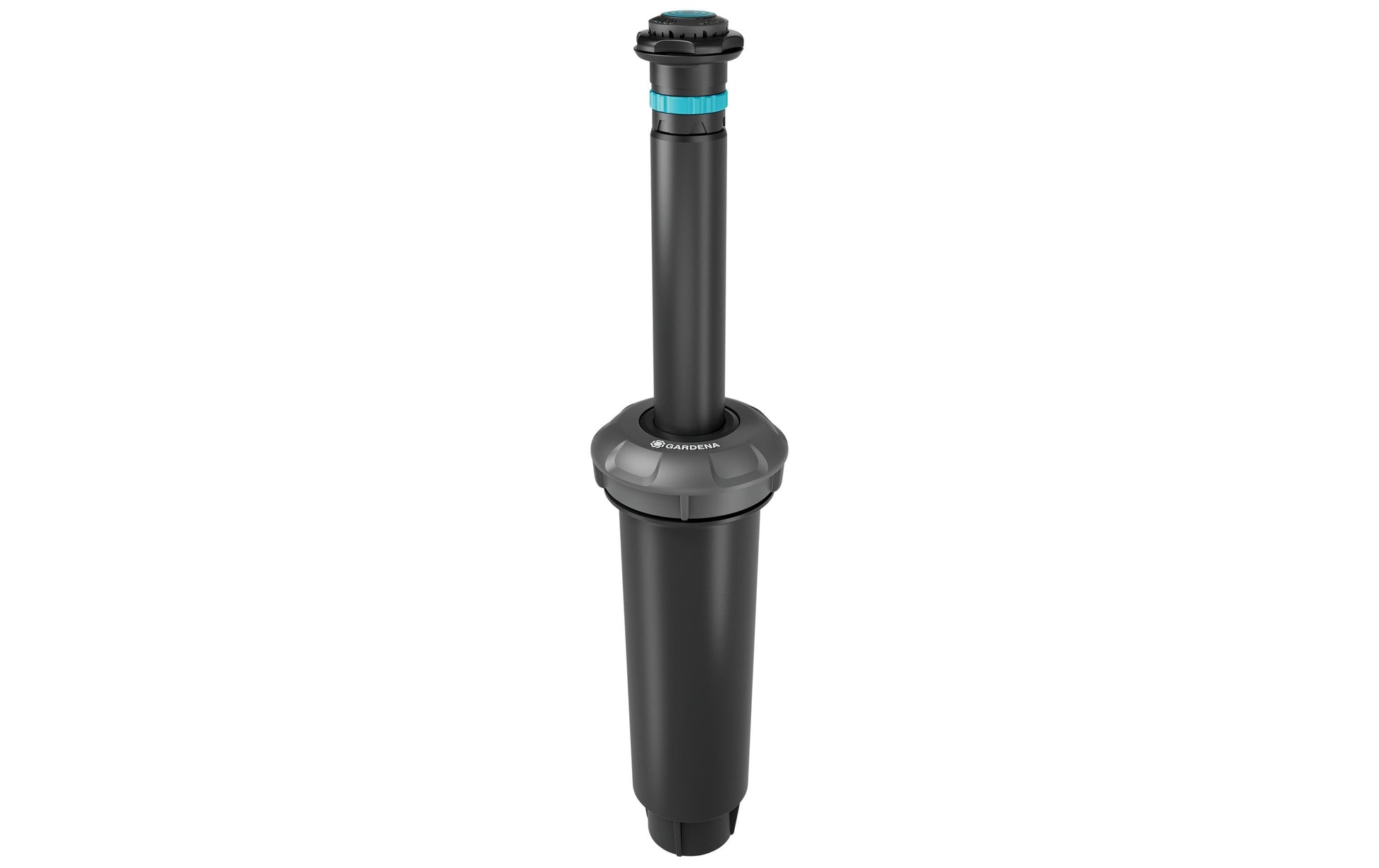 Gardena Versenkregner MD180 – 5,5–7,5 m Sprühbereich, bis 180 m², Kunststoff, Schwarz