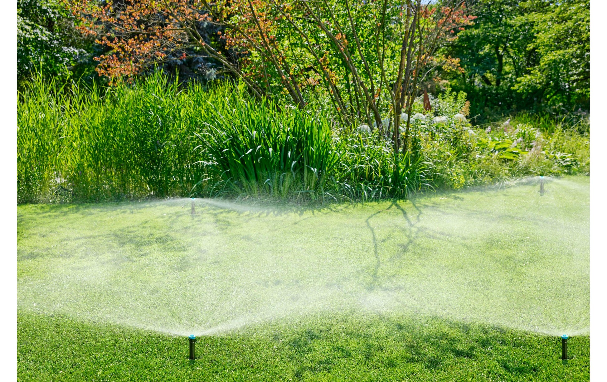 Gardena Versenkregner SD30 – Sprühbereich 1,5–3 m, max. 30 m², Kunststoff, Schwarz/Grün