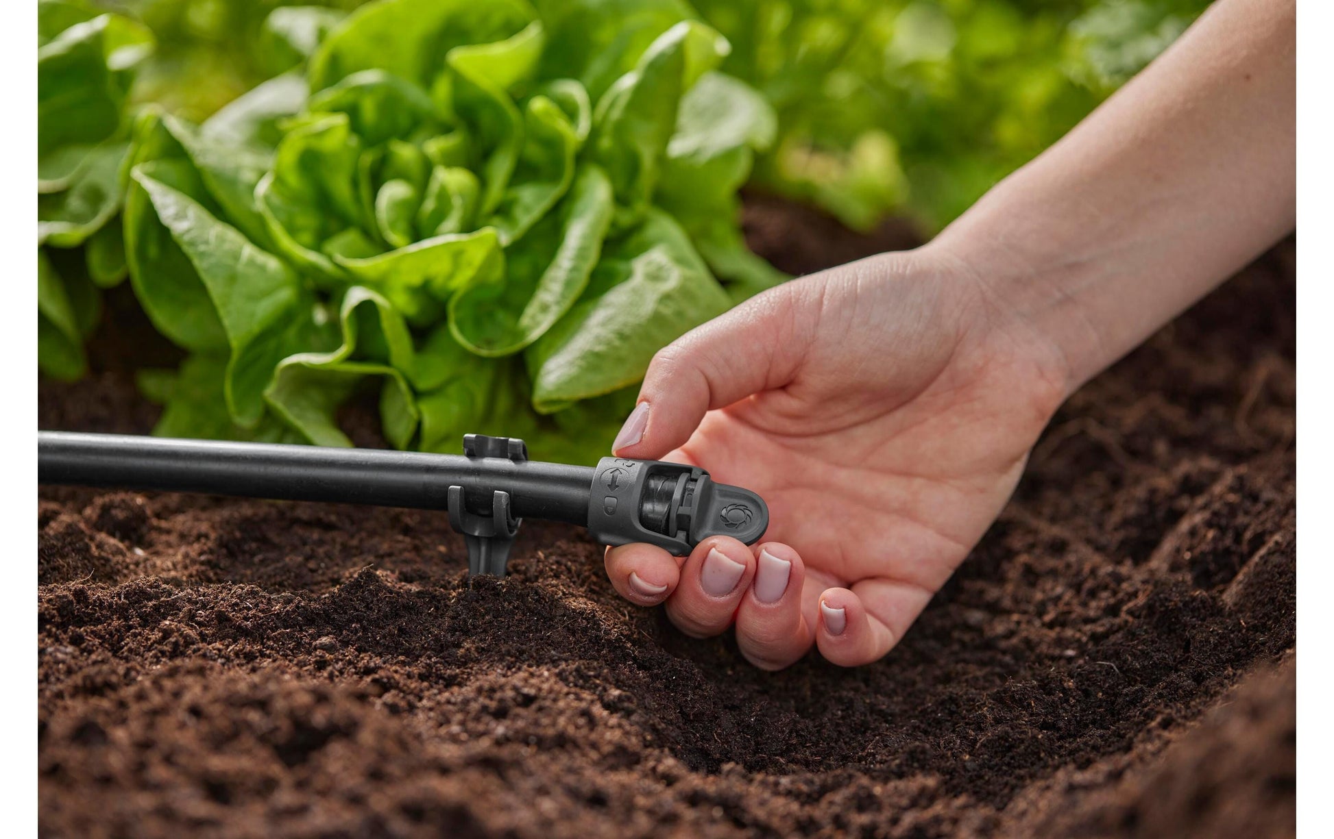 Gardena Rohrenden-Stecker – Ø 13 × 49 mm, Kunststoff, Schwarz, 5 Stk., für Micro-Drip-System