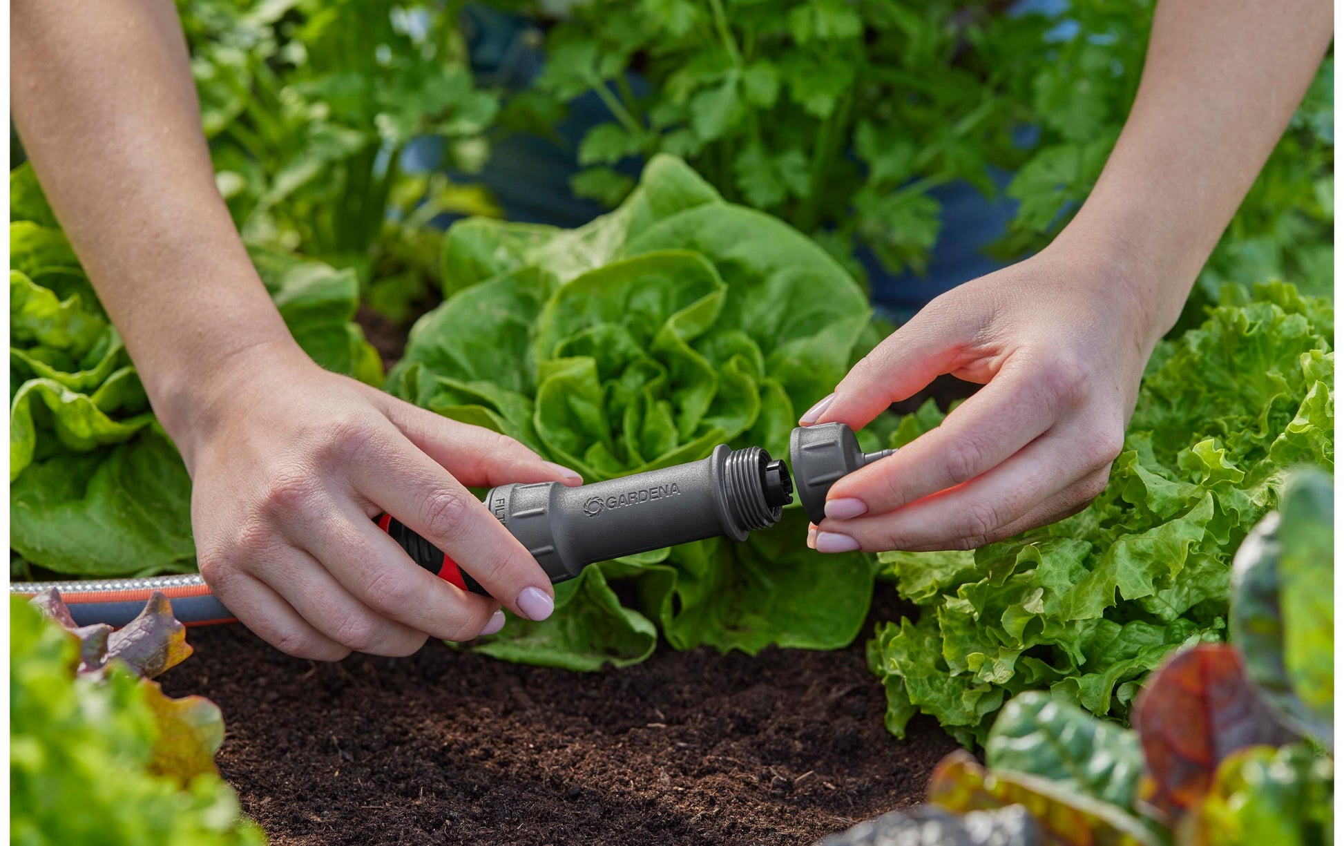 Gardena Hahnstück – Hahnanschluss 4,6 mm (3/16"), G 3/4, Kunststoff, Schwarz, für Tropfbewässerungssystem