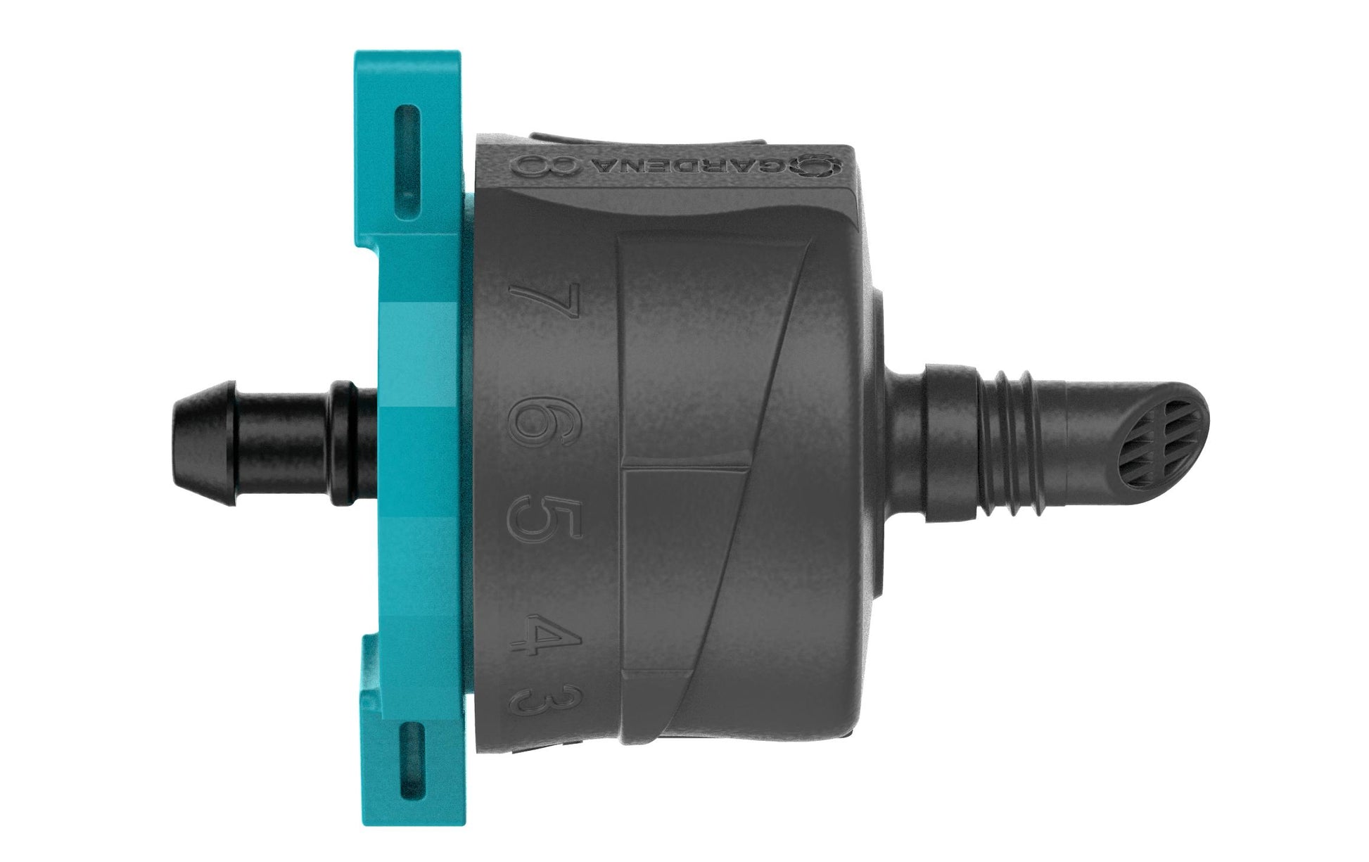 Gardena Endtropfer – 41 mm, Kunststoff, Grau/Türkis, 1–8 l/h, für Micro-Drip-System