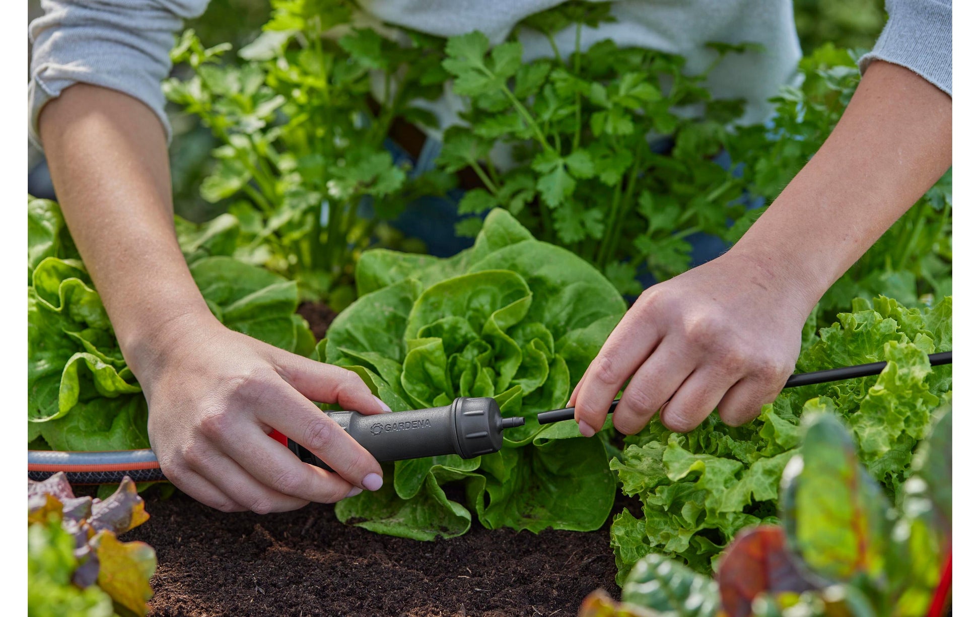 Gardena Hahnstück – Hahnanschluss 4,6 mm (3/16"), G 3/4, Kunststoff, Schwarz, für Tropfbewässerungssystem