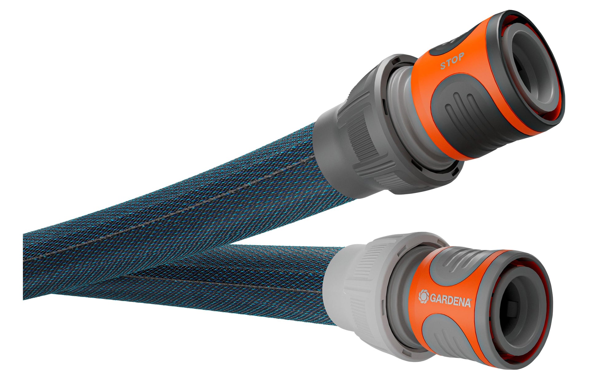 Gardena Gartenschlauch Liano Xtreme – 30 m, 25 cm breit, Grau, Orange
