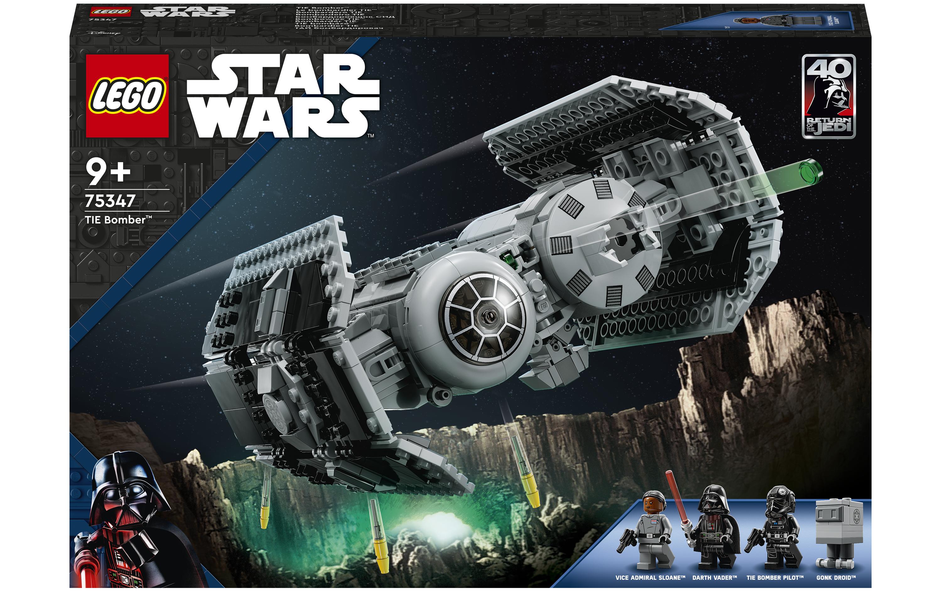 LEGO Star Wars 75347 Bauset – TIE Bomber – 625-teilig – 20 × 10 × 16 cm – ab 9 Jahren