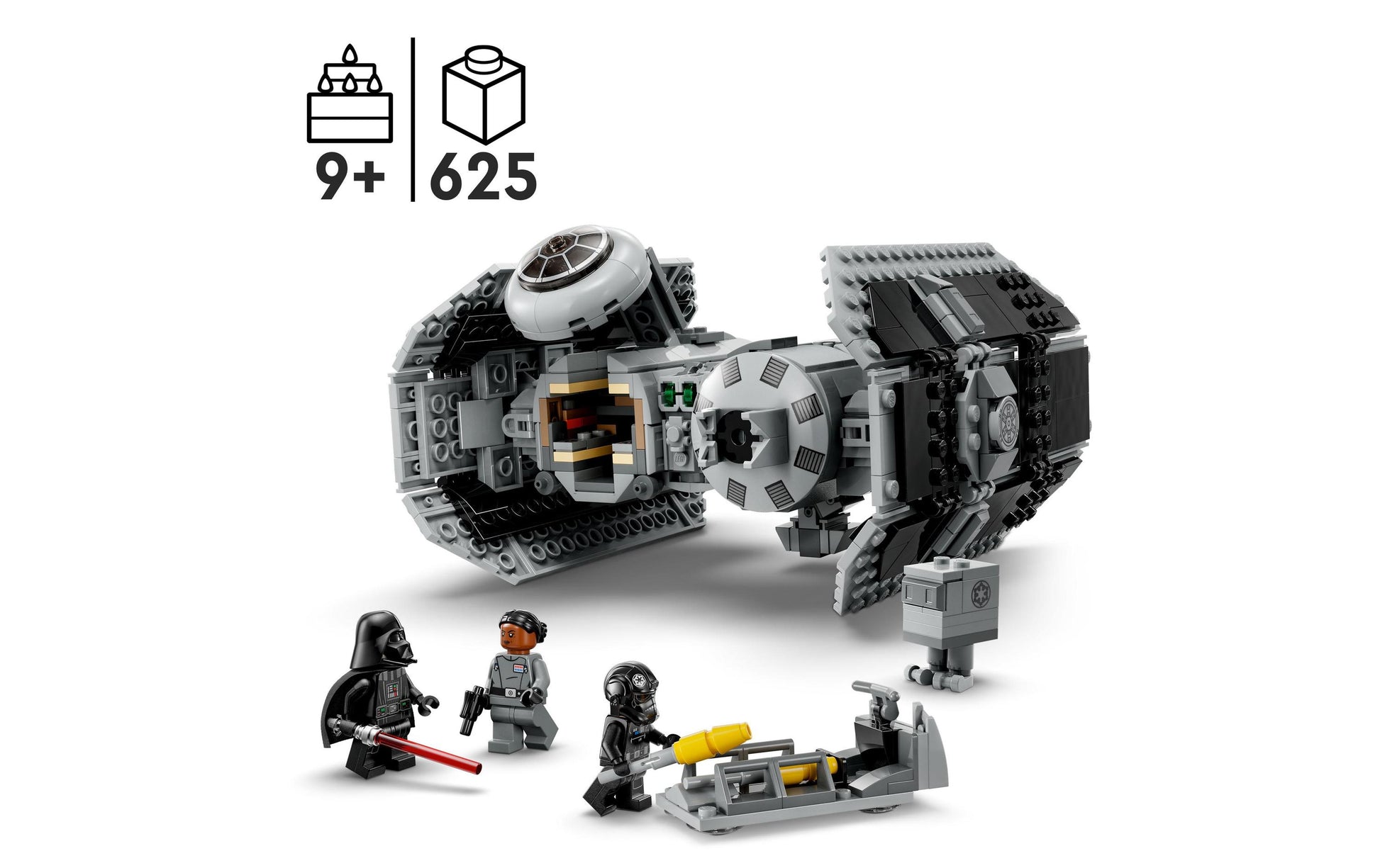 LEGO Star Wars 75347 Bauset – TIE Bomber – 625-teilig – 20 × 10 × 16 cm – ab 9 Jahren