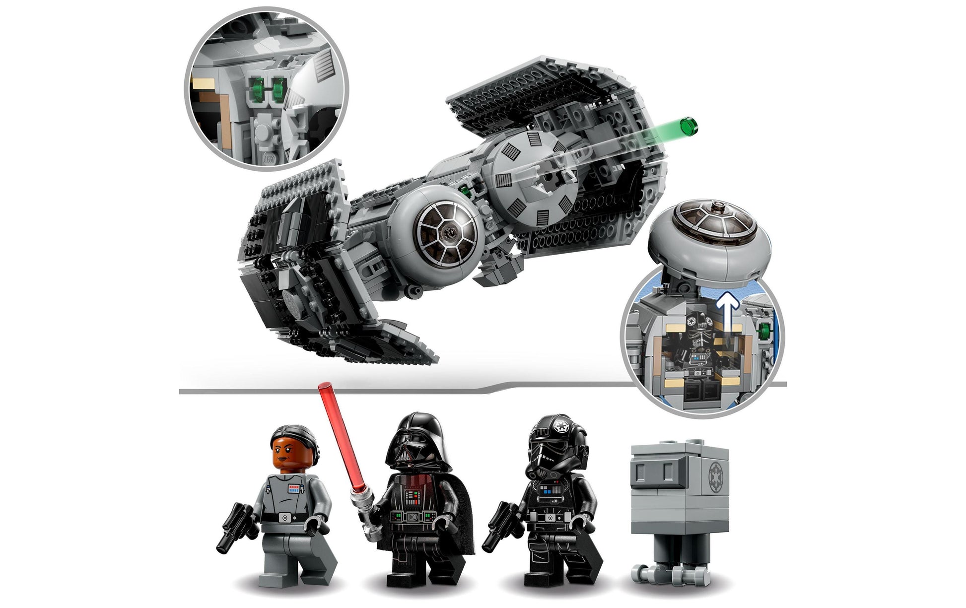 LEGO Star Wars 75347 Bauset – TIE Bomber – 625-teilig – 20 × 10 × 16 cm – ab 9 Jahren