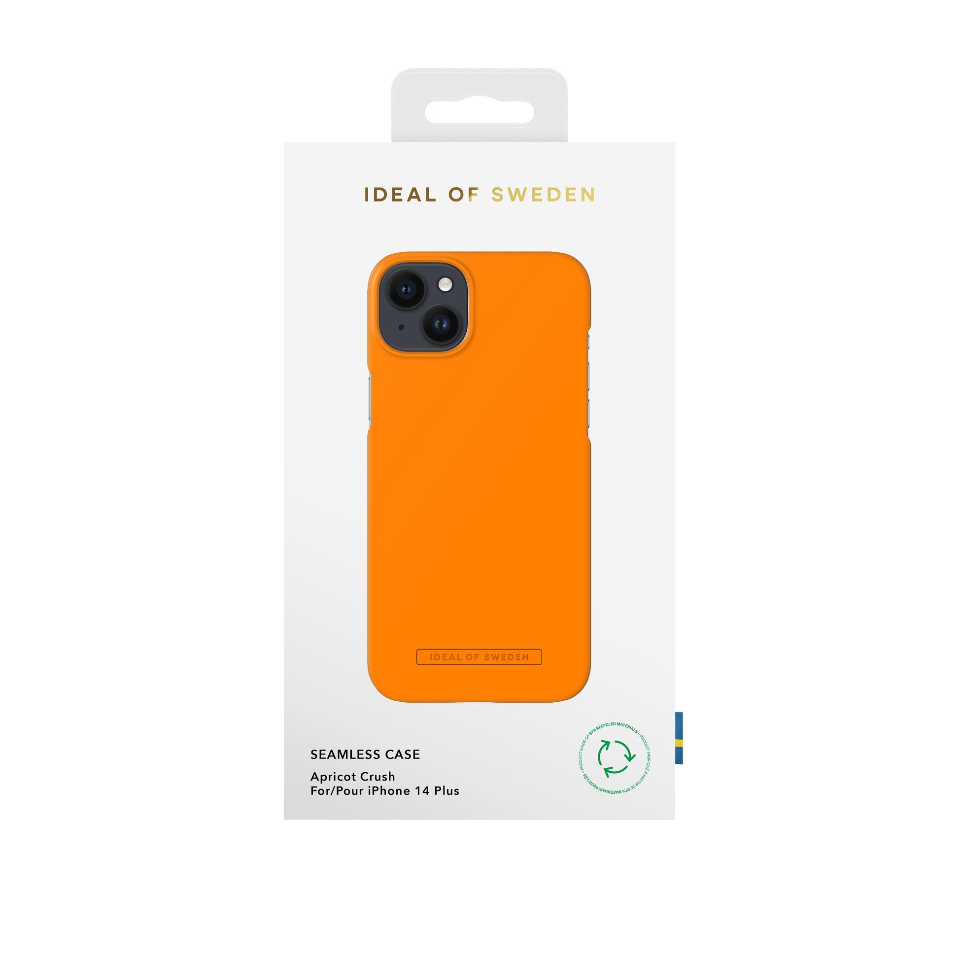 iDeal of Sweden Backcover – für Apple iPhone 14 Plus, Polyester, Apricot Crush