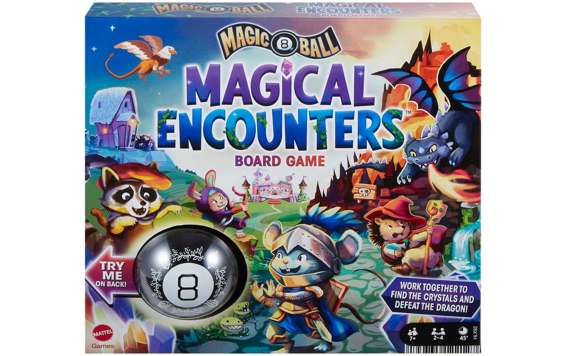 Mattel Magische Begegnungen – Strategiespiel, 2–4 Spieler, ab 7 Jahren, 45 Min., DE