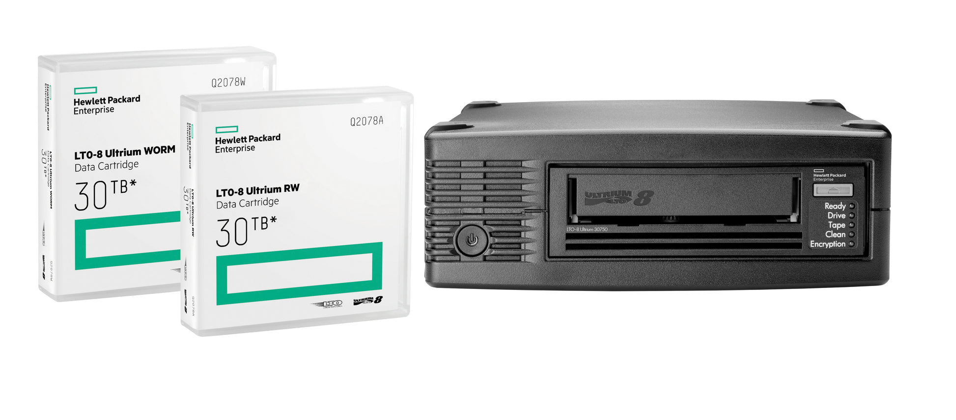 HPE StoreEver LTO-8 Ultrium 30750 – 5,25" Halbe Höhe Speicherlaufwerk – für Serial Attached SCSI (SAS)