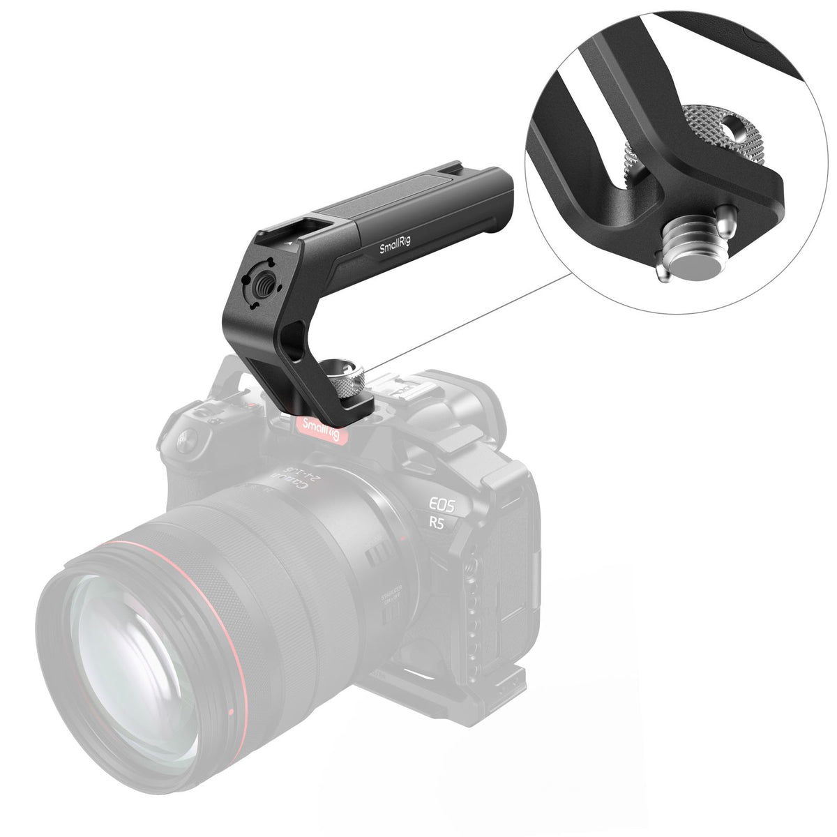 SmallRig ARRI Locating Top Handle 4757 – Oberer Griff – für Kamerakäfige mit ARRI-Schnittstelle oben – Schwarz