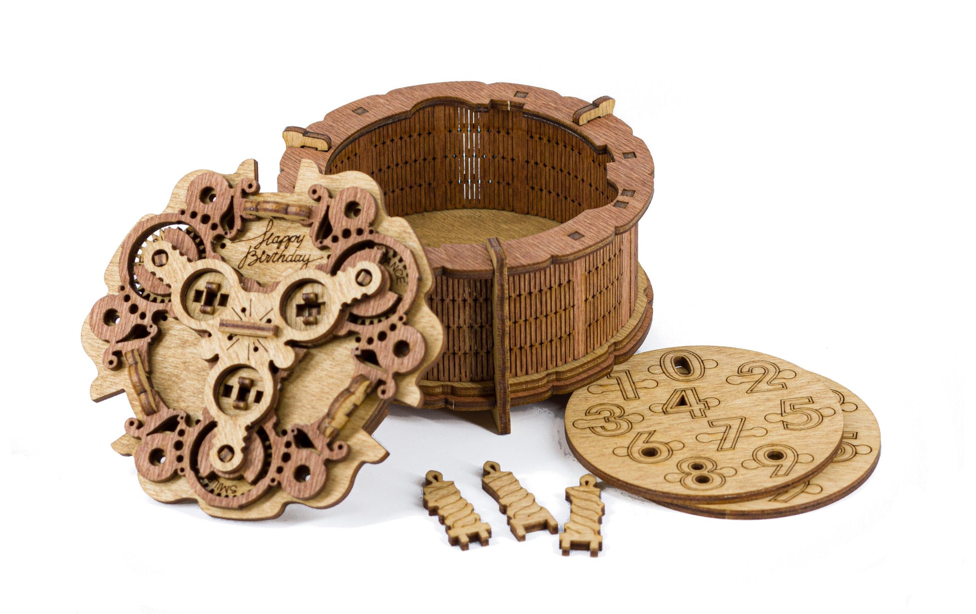 iDventure Puzzlebox Birthday Cake – Knobelbox, 1–2 Spieler, ab 14 Jahren, 15 min, DE