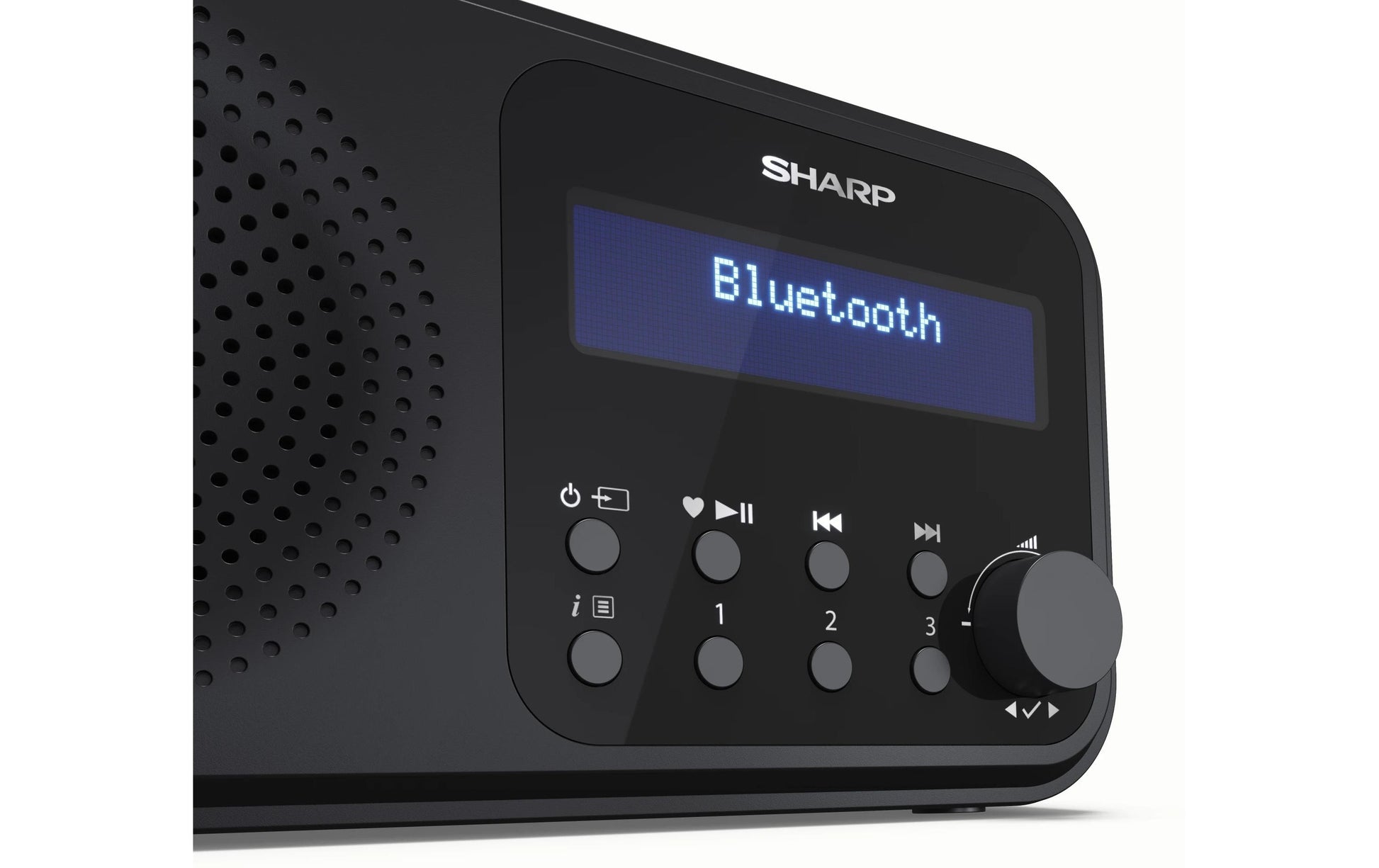 Sharp DR-P420 – DAB-/Internetradio – Portabel – DAB+, UKW, Bluetooth, 16 h – Schwarz