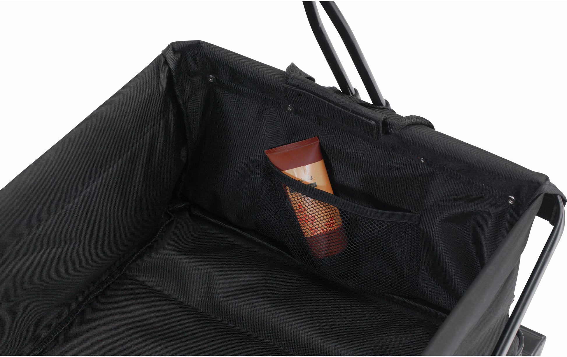 Outwell Hamoa Transporter – faltbar, bis 80 kg – 49 × 48 × 119 cm – schwarz, Polyester/Stahl