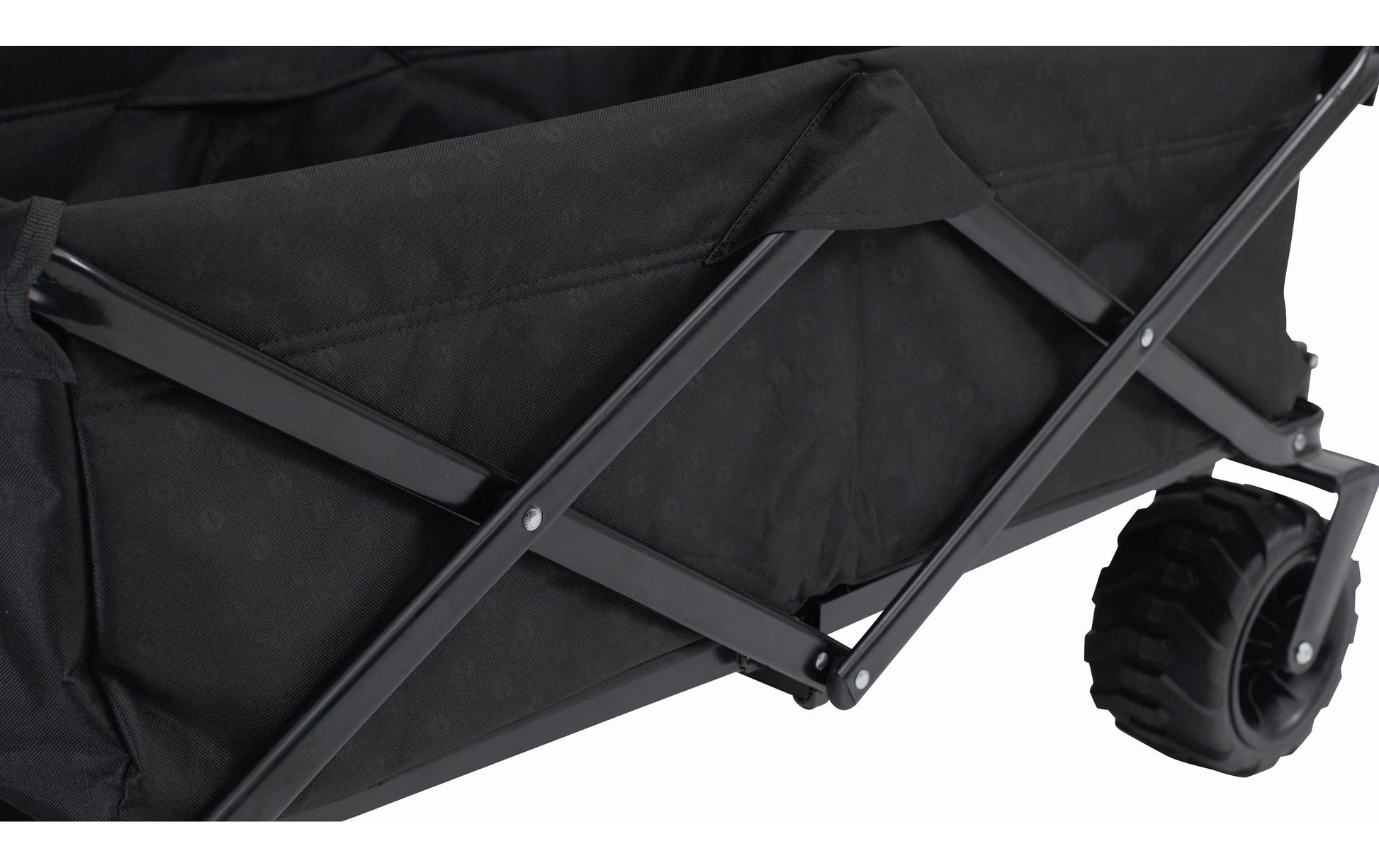 Outwell Hamoa Transporter – faltbar, bis 80 kg – 49 × 48 × 119 cm – schwarz, Polyester/Stahl