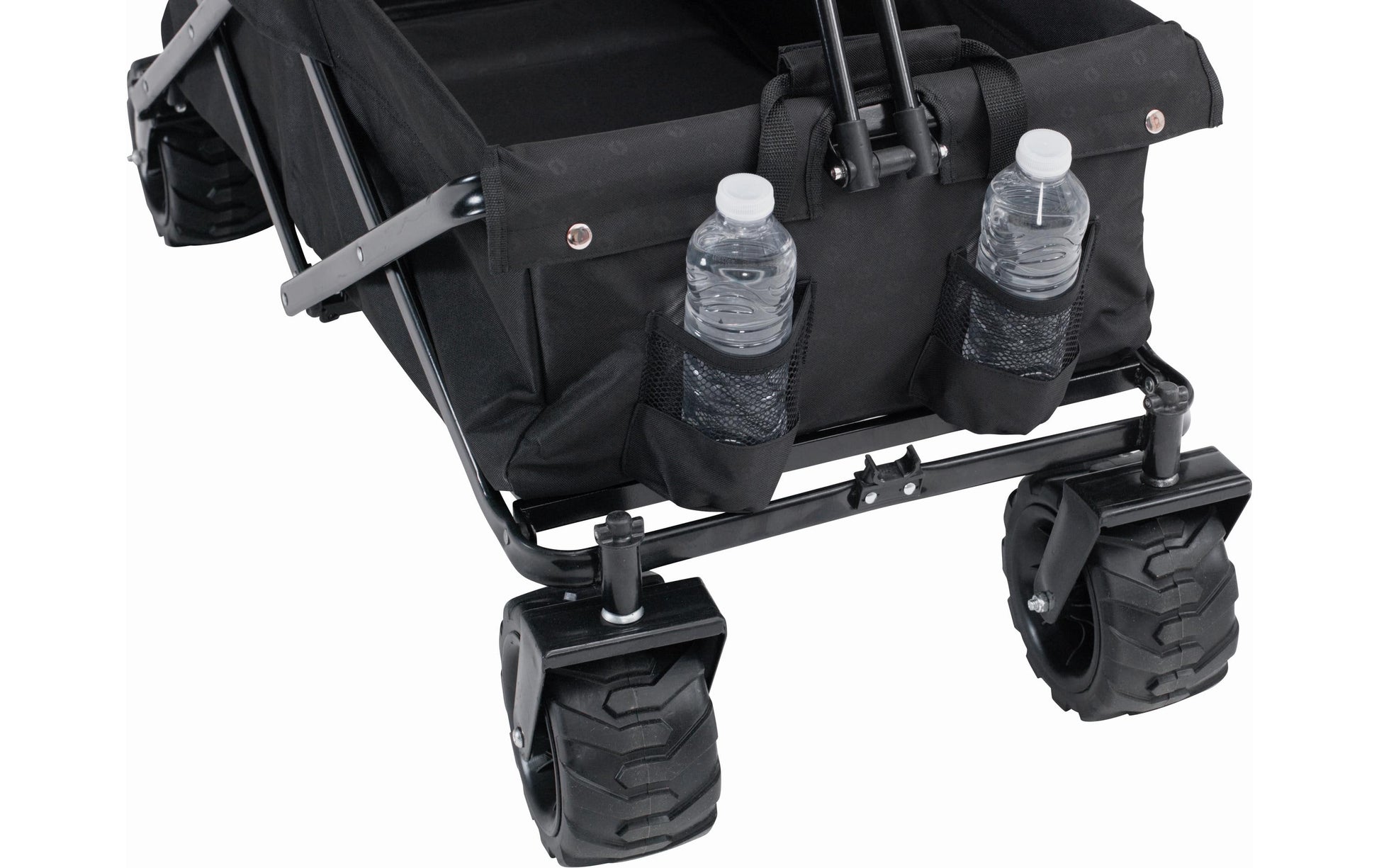 Outwell Hamoa Transporter – faltbar, bis 80 kg – 49 × 48 × 119 cm – schwarz, Polyester/Stahl