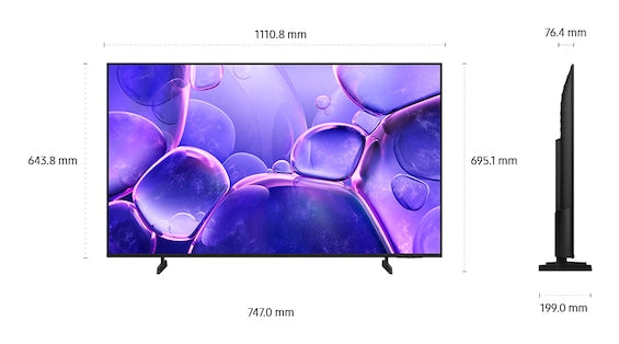 Samsung U8000F UE50U8072FUXXH – 50" TV – 4K UHD – LCD – Tizen – 50 Hz – HDR10