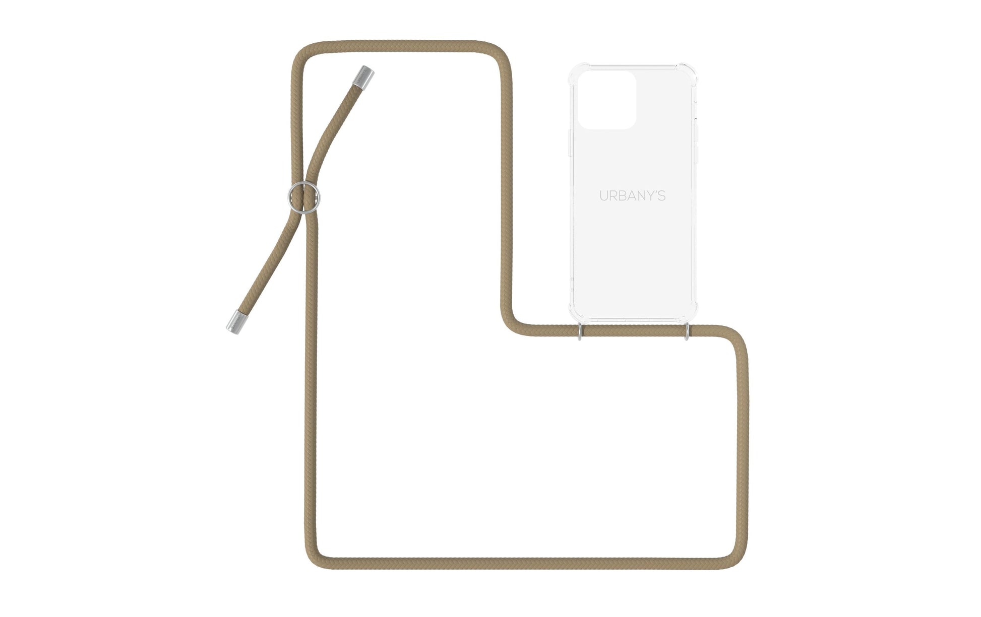 Urbany's Necklace Case Beach Beauty – Backcover – für Apple iPhone 14 Pro Max, mit Halsband und Ring