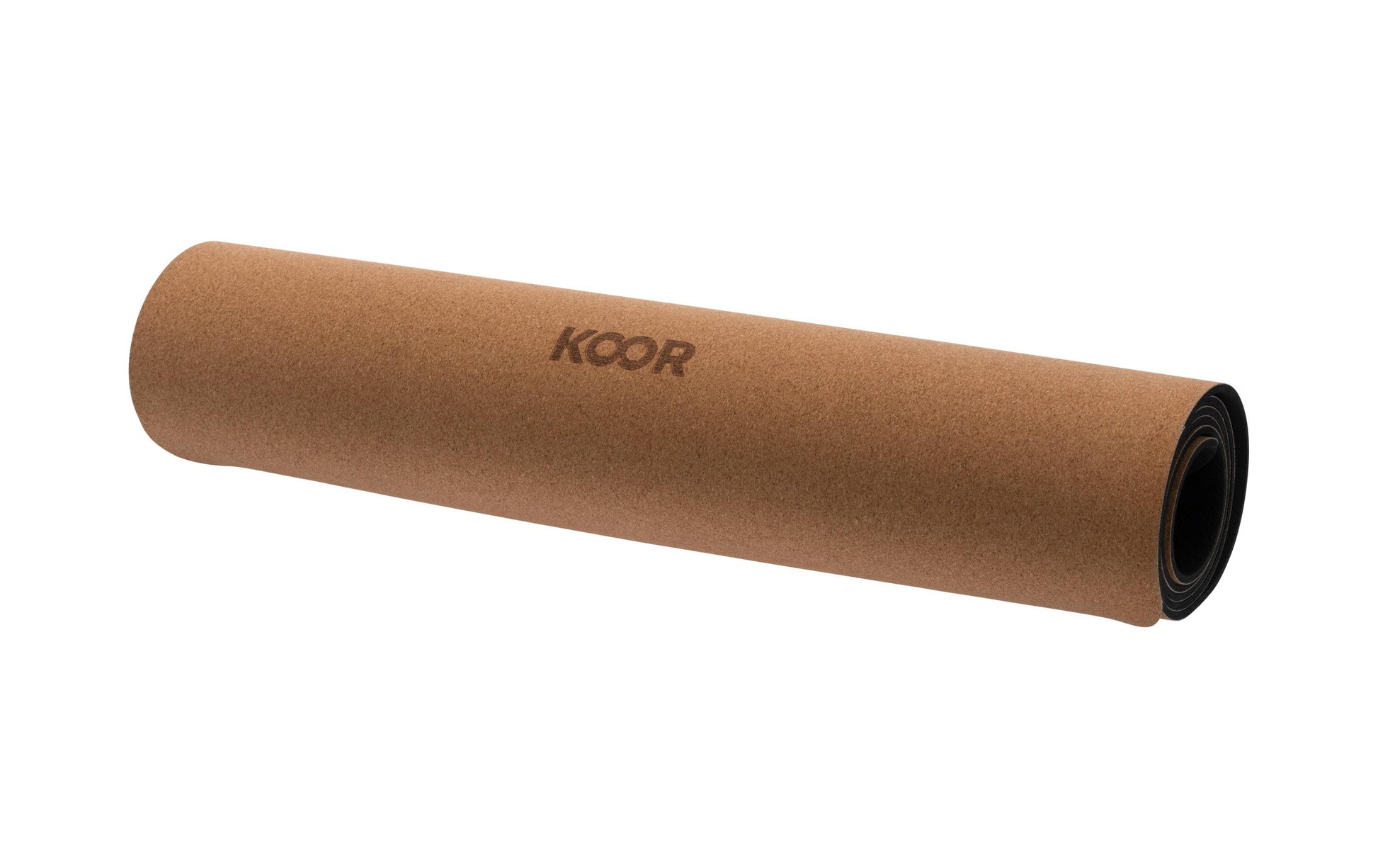 KOOR Yogamatte Kork Pro – 1830 × 610 × 6 mm – Braun – Kork