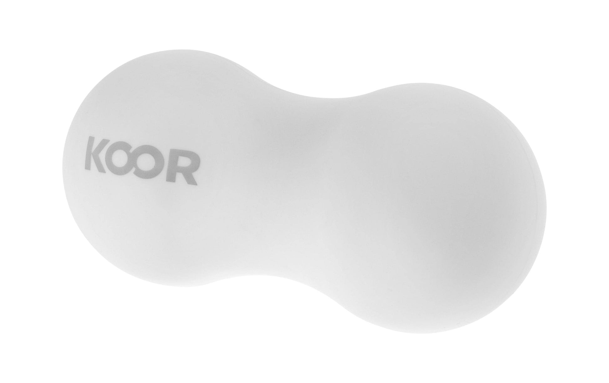 KOOR Massageball – 6,5 cm, 400 g – weiss