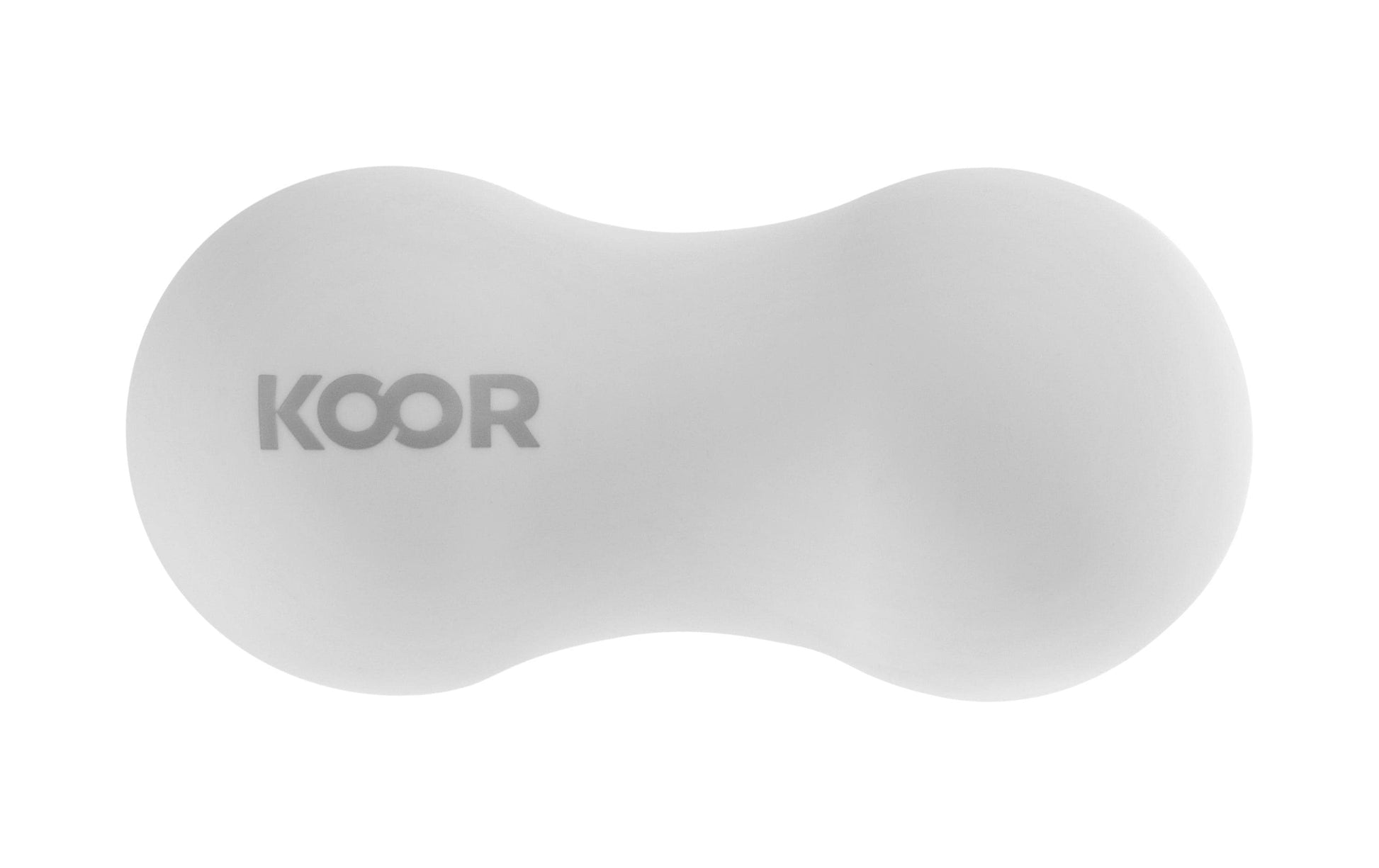 KOOR Massageball – 6,5 cm, 400 g – weiss