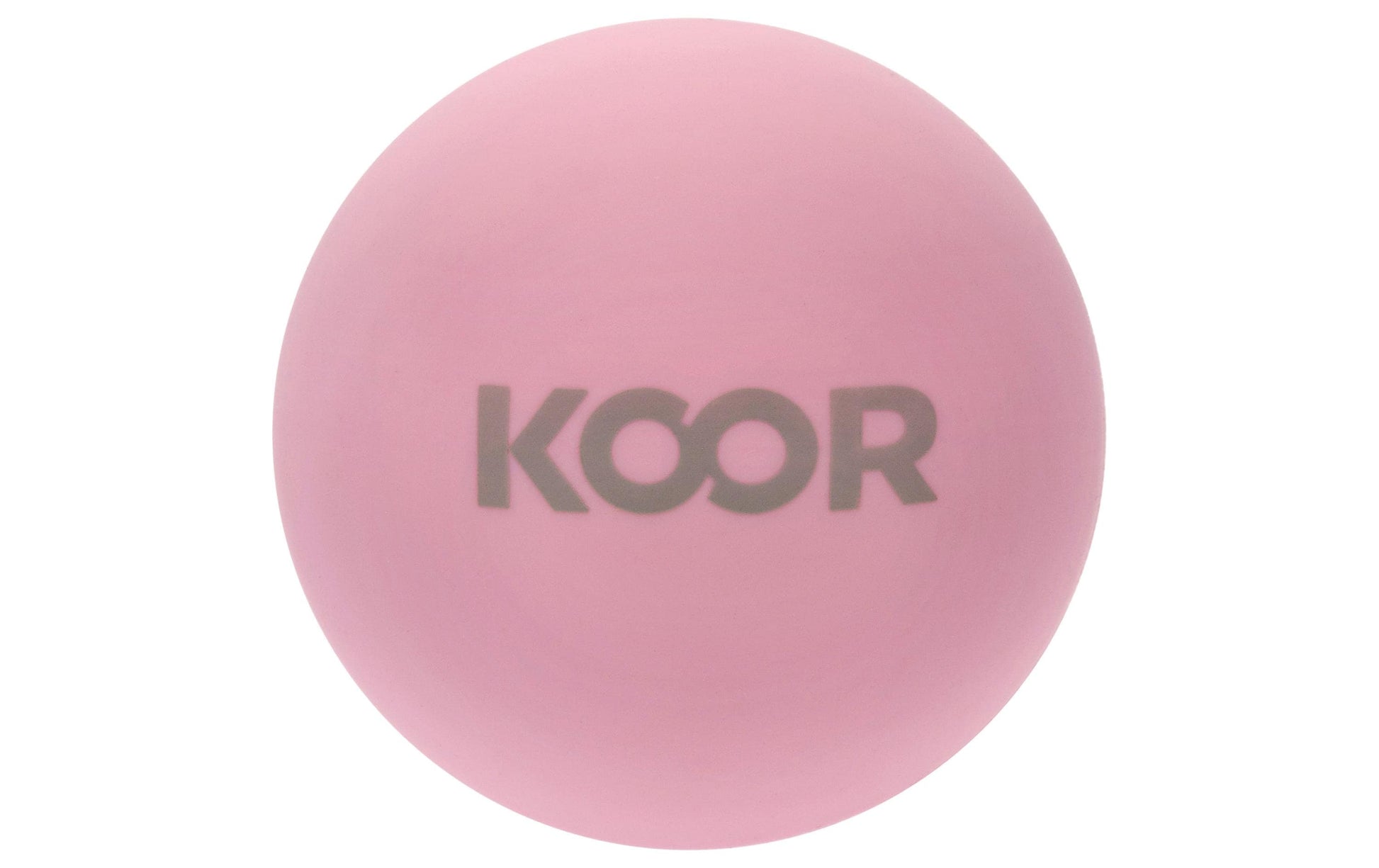 KOOR Massageball – hart – 6,2 cm – rosa