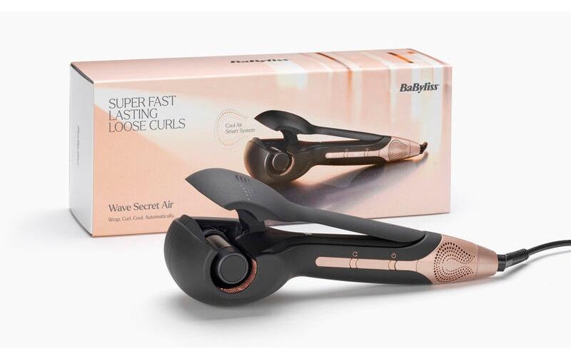 BaByliss Lockenstab Wave Secret Air C1900E – 180–230 °C, 3 Heizstufen – Schwarz